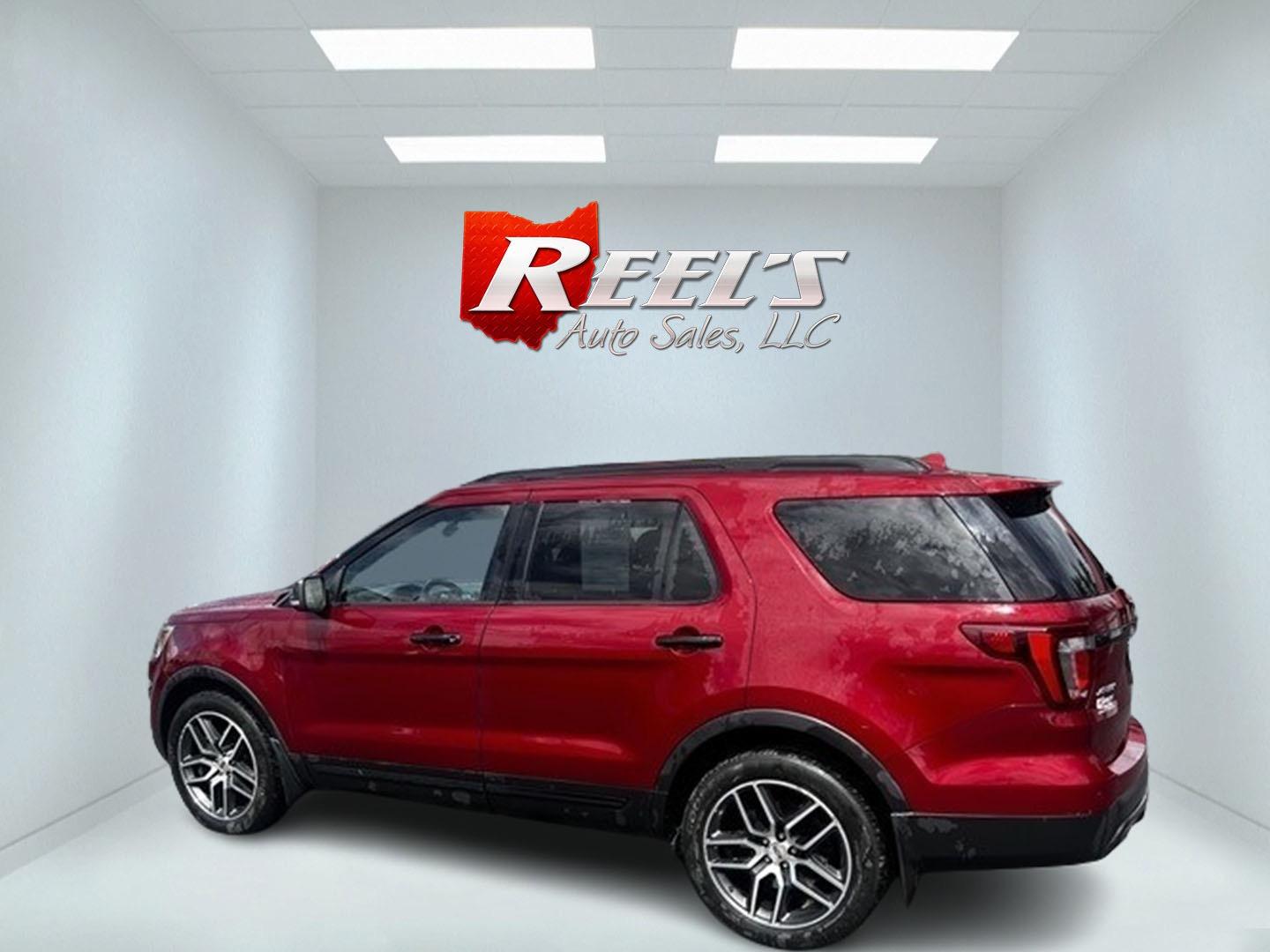 2016 Red /BLACK Ford Explorer Sport 4WD (1FM5K8GT0GG) with an 3.5L V6 DOHC 24V TWIN TURBO engine, 6-Speed Automatic transmission, located at 547 E. Main St., Orwell, OH, 44076, (440) 437-5893, 41.535435, -80.847855 - This 2016 Ford Explorer Sport 4WD is a high-performance SUV that combines power, luxury, and advanced technology. It features a potent 3.5-liter Twin Turbo EcoBoost V6 engine producing 365 horsepower, paired with a 6-speed automatic transmission. This powertrain allows for impressive acceleration, r - Photo#8