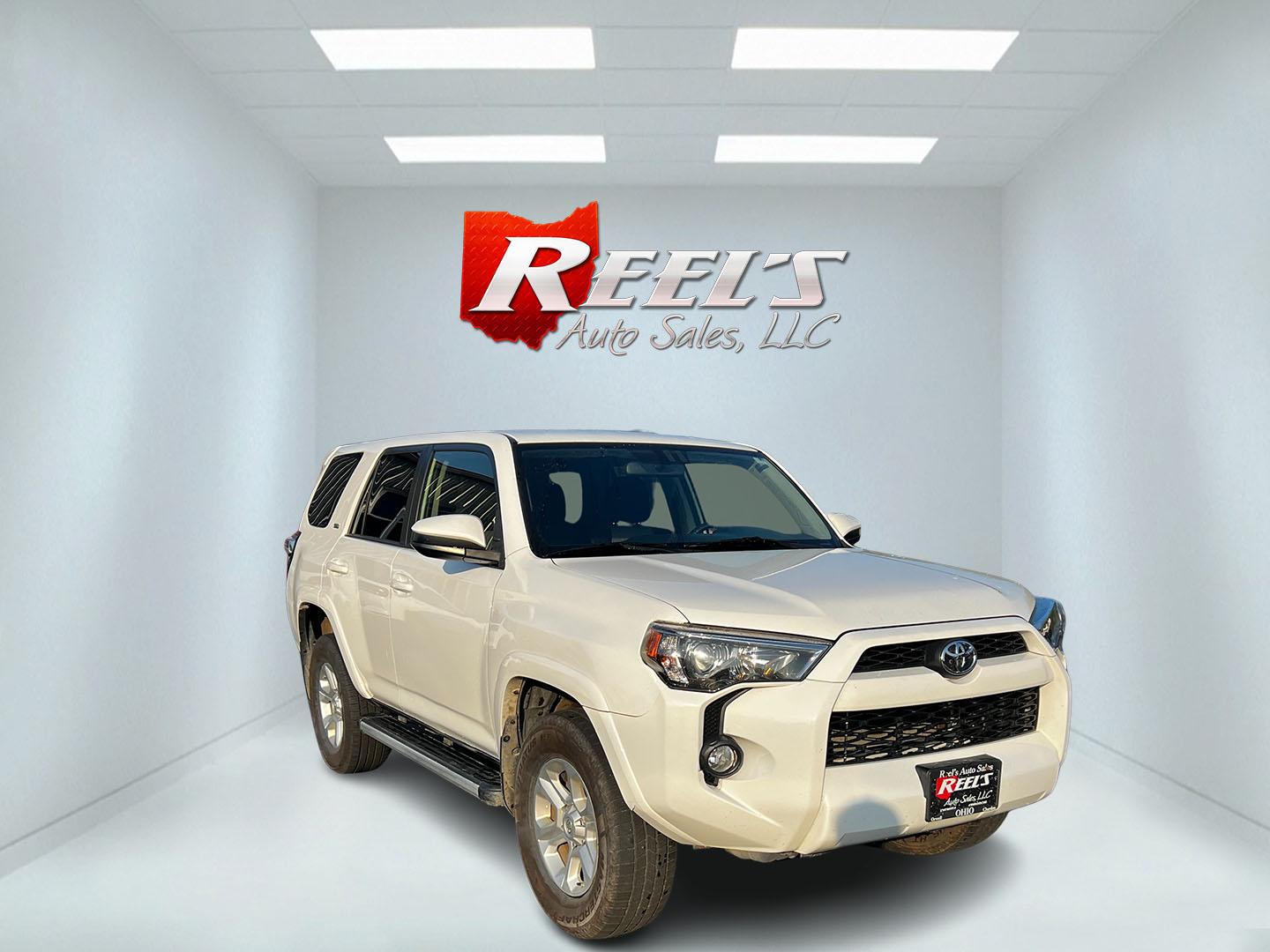 2017 White /Black Toyota 4Runner SR5 4WD (JTEBU5JR8H5) with an 4.0L V6 DOHC 24V engine, 5-Speed Automatic transmission, located at 11115 Chardon Rd. , Chardon, OH, 44024, (440) 214-9705, 41.580246, -81.241943 - Photo#2