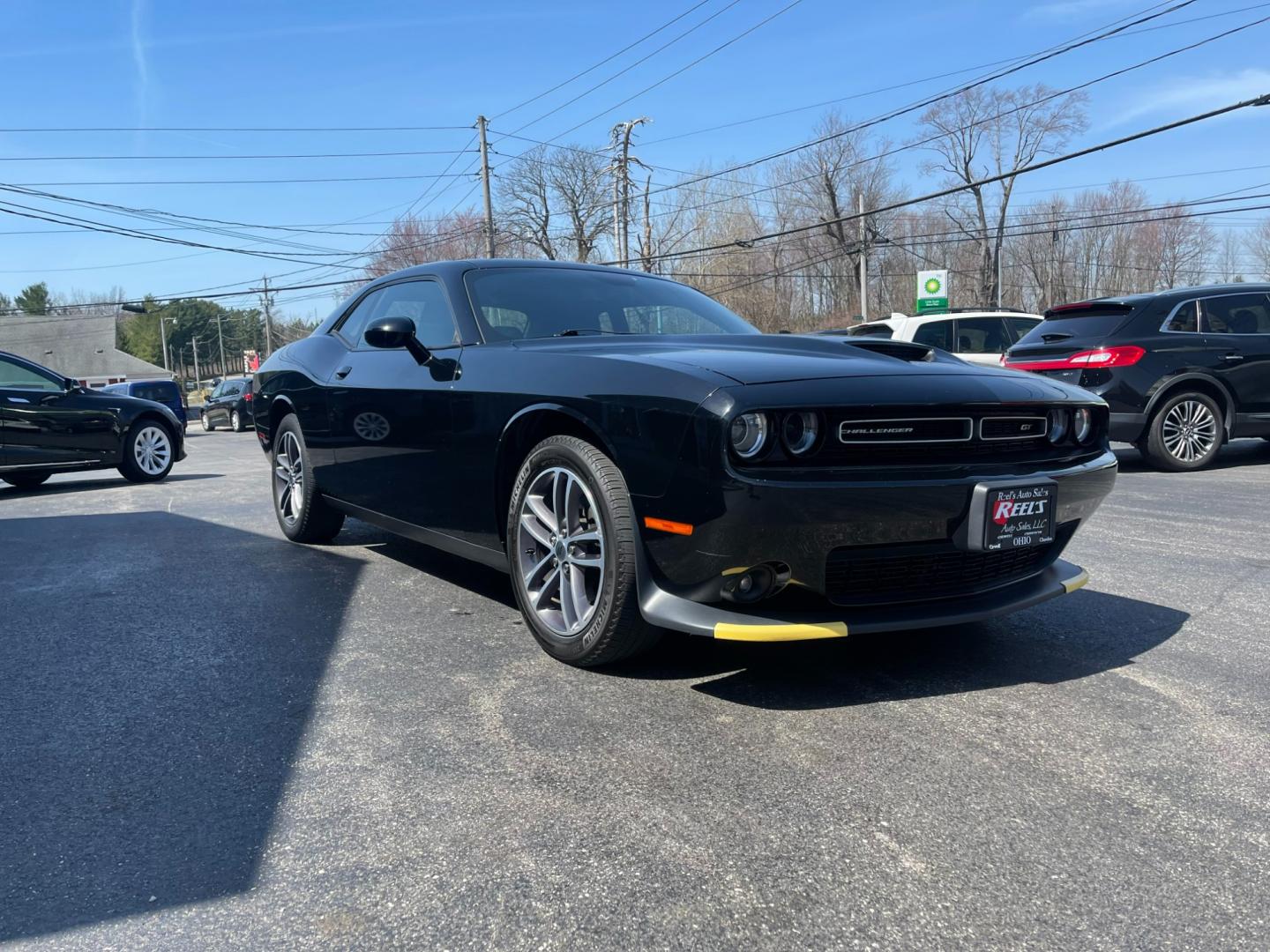 2019 Black /Black Dodge Challenger GT AWD (2C3CDZKG7KH) with an 3.6L V6 DOHC 24V engine, 8A transmission, located at 11115 Chardon Rd. , Chardon, OH, 44024, (440) 214-9705, 41.580246, -81.241943 - Photo#3