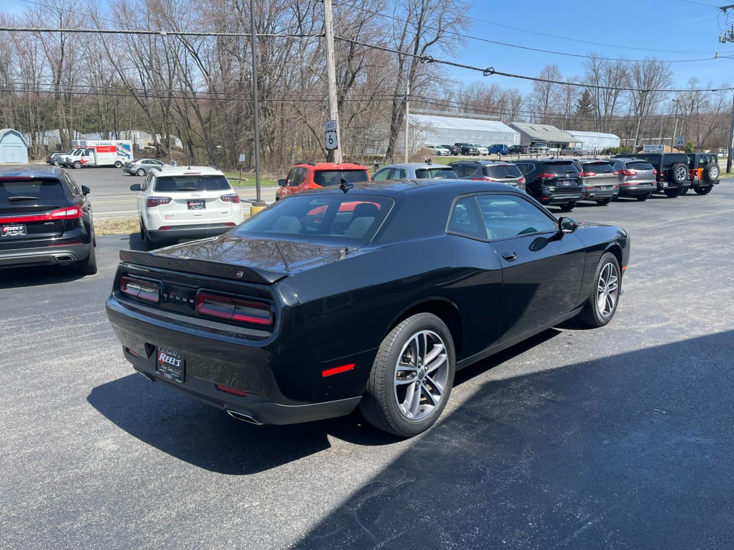 2019 Black /Black Dodge Challenger GT AWD (2C3CDZKG7KH) with an 3.6L V6 DOHC 24V engine, 8A transmission, located at 11115 Chardon Rd. , Chardon, OH, 44024, (440) 214-9705, 41.580246, -81.241943 - Photo#8