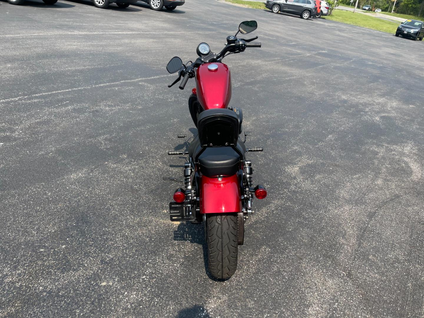 2012 Red /Black Harley-Davidson XL883N XL 883 (1HD4LE214CC) with an 883 CC Twin V engine, 5 Speed Manual transmission, located at 11115 Chardon Rd. , Chardon, OH, 44024, (440) 214-9705, 41.580246, -81.241943 - Photo#6