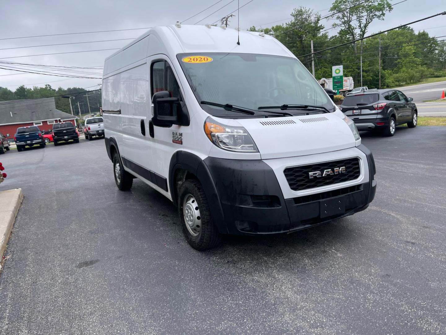 2020 White /Black RAM Promaster 1500 High Roof Tradesman 136-in. WB (3C6TRVBG8LE) with an 3.6L V6 engine, 6A transmission, located at 11115 Chardon Rd. , Chardon, OH, 44024, (440) 214-9705, 41.580246, -81.241943 - Photo#2