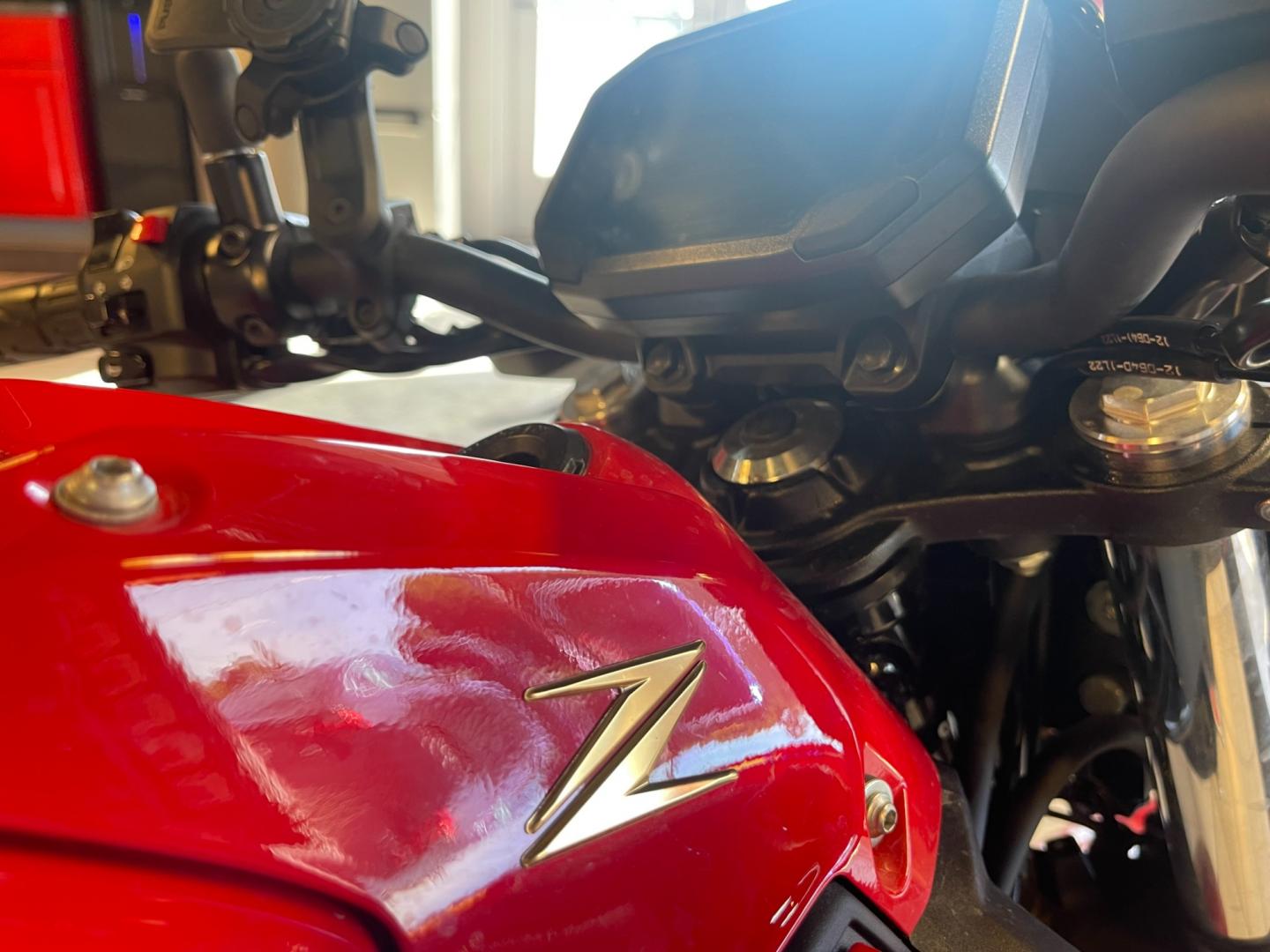 2022 Red /Black Kawasaki Z650 - (ML5EREK1XND) with an 649CC 4-stroke, 2-cylinder, DOHC, liquid-cooled engine, 6 Speed Return Shift transmission, located at 547 E. Main St., Orwell, OH, 44076, (440) 437-5893, 41.535435, -80.847855 - Photo#9