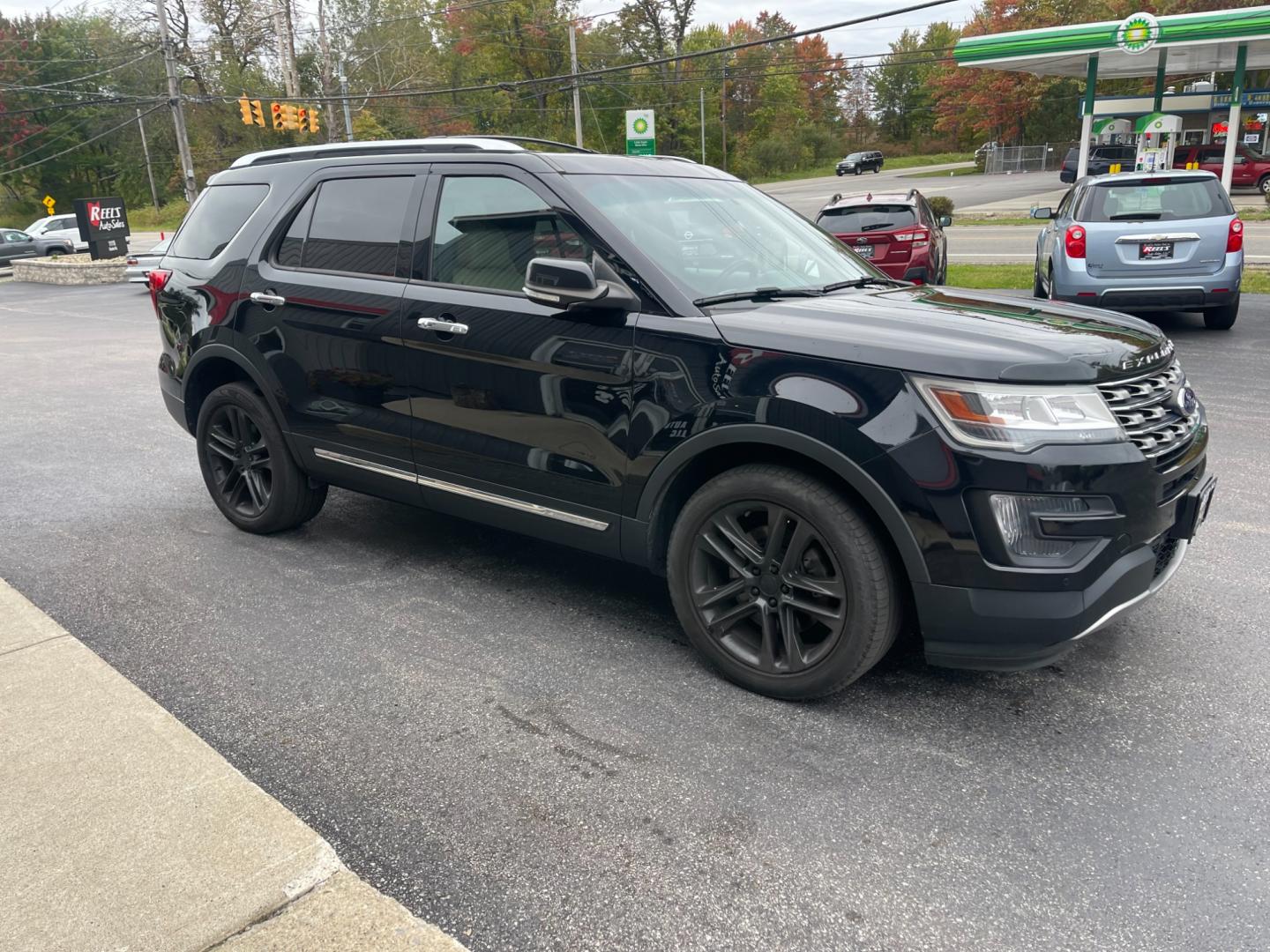 2016 Black /Brown Ford Explorer Limited 4WD (1FM5K8FH8GG) with an 2.3L I4 DOHC 16V Turbo engine, 6-Speed Automatic transmission, located at 11115 Chardon Rd. , Chardon, OH, 44024, (440) 214-9705, 41.580246, -81.241943 - Photo#3