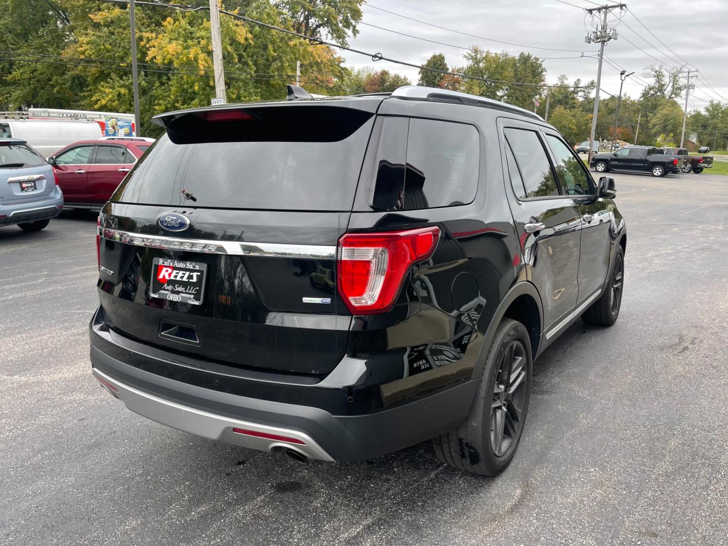 2016 Black /Brown Ford Explorer Limited 4WD (1FM5K8FH8GG) with an 2.3L I4 DOHC 16V Turbo engine, 6-Speed Automatic transmission, located at 11115 Chardon Rd. , Chardon, OH, 44024, (440) 214-9705, 41.580246, -81.241943 - Photo#7