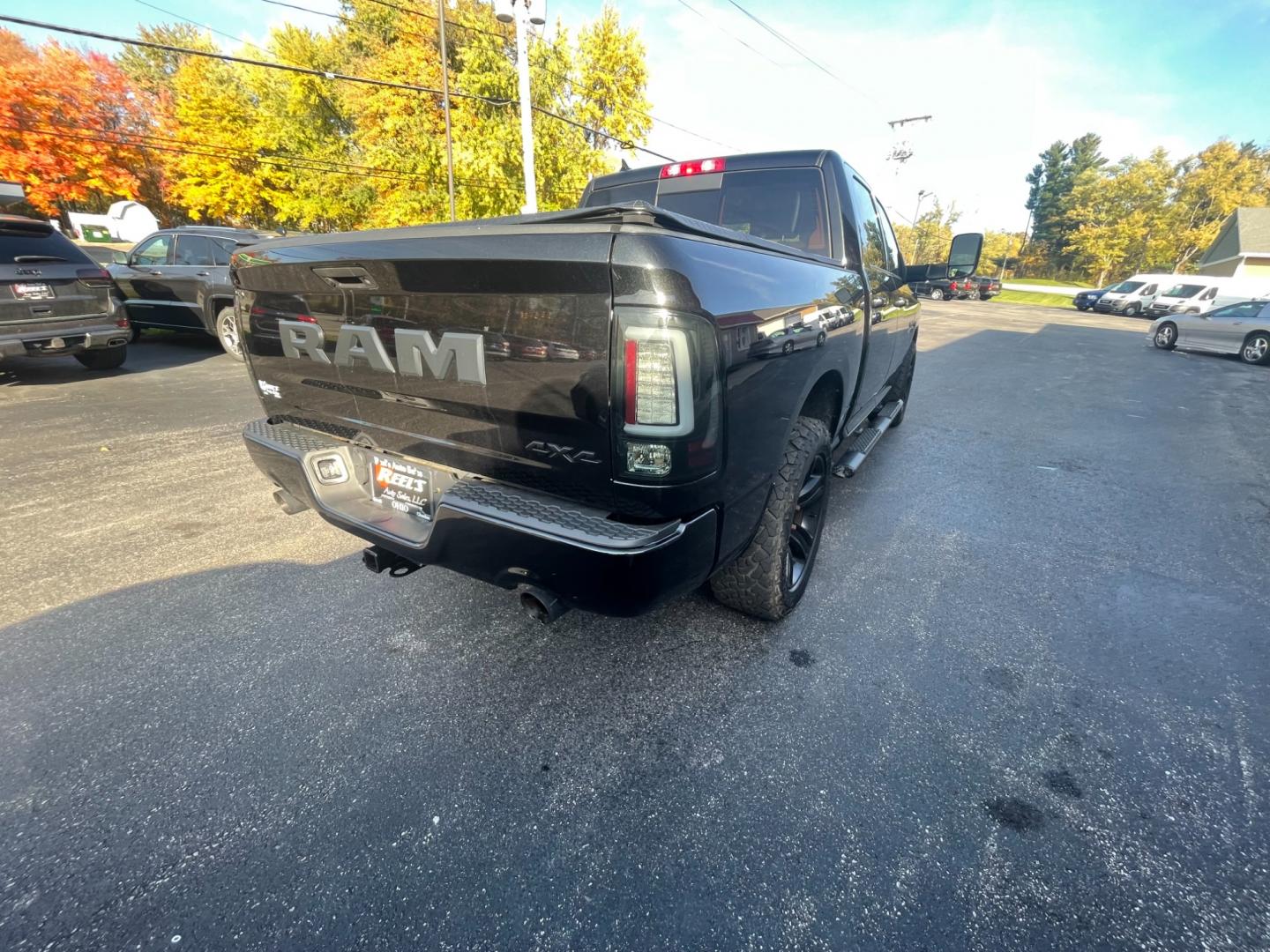 2017 Black /Black RAM 1500 Night Edition Crew Cab SWB 4WD (1C6RR7MT2HS) with an 5.7L V8 OHV 16V engine, 8A transmission, located at 547 E. Main St., Orwell, OH, 44076, (440) 437-5893, 41.535435, -80.847855 - Photo#9