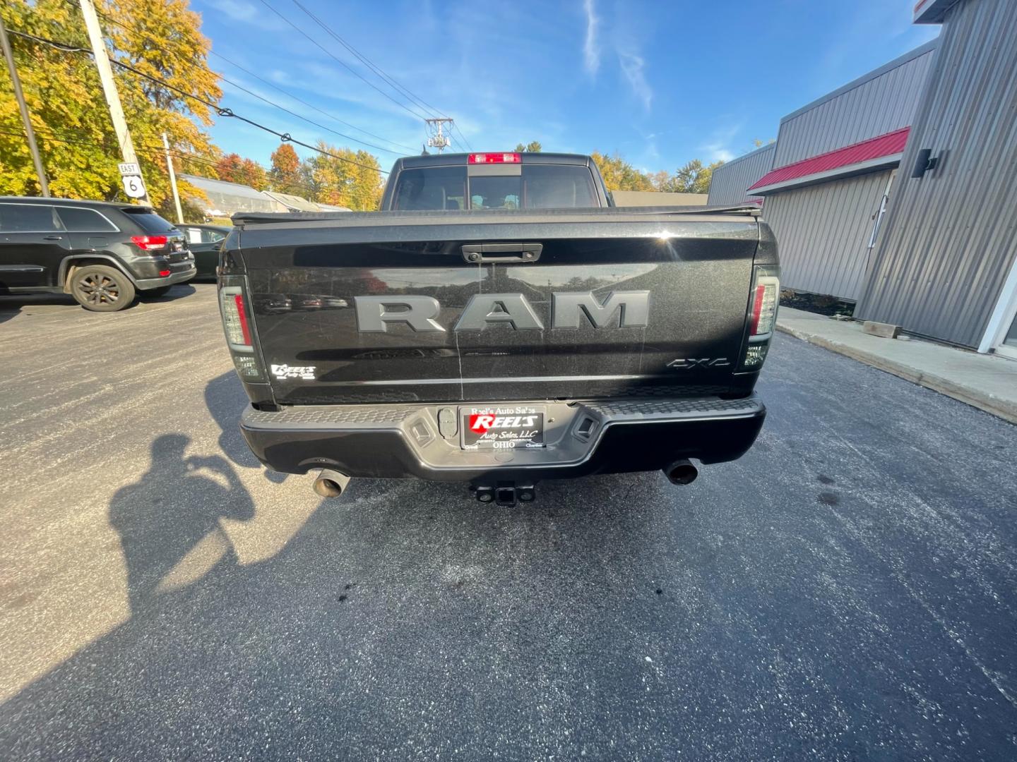 2017 Black /Black RAM 1500 Night Edition Crew Cab SWB 4WD (1C6RR7MT2HS) with an 5.7L V8 OHV 16V engine, 8A transmission, located at 547 E. Main St., Orwell, OH, 44076, (440) 437-5893, 41.535435, -80.847855 - Photo#10