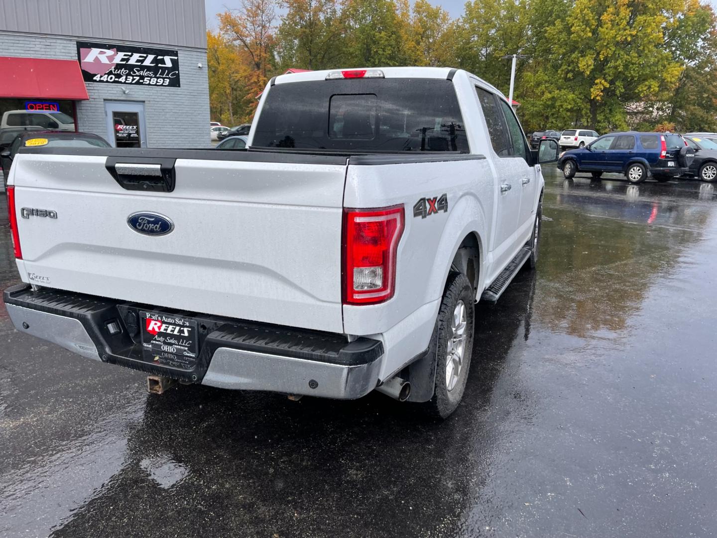 2016 White /Brown Ford F-150 XLT SuperCrew 6.5-ft. Bed 4WD (1FTEW1EG1GF) with an 3.5L V6 DOHC 24V TWIN TURBO engine, 6-Speed Automatic transmission, located at 547 E. Main St., Orwell, OH, 44076, (440) 437-5893, 41.535435, -80.847855 - Photo#9