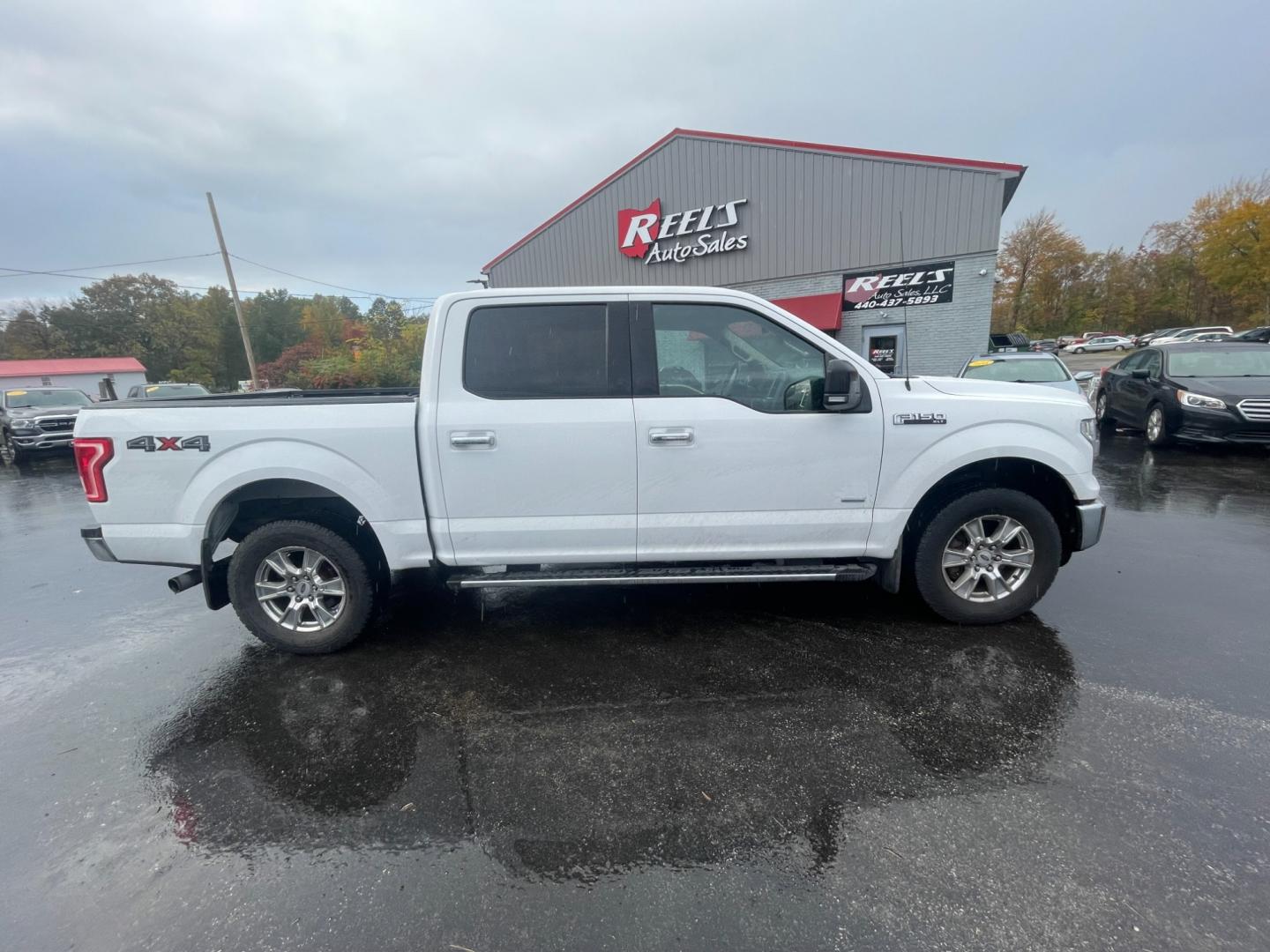 2016 White /Brown Ford F-150 XLT SuperCrew 6.5-ft. Bed 4WD (1FTEW1EG1GF) with an 3.5L V6 DOHC 24V TWIN TURBO engine, 6-Speed Automatic transmission, located at 547 E. Main St., Orwell, OH, 44076, (440) 437-5893, 41.535435, -80.847855 - Photo#7