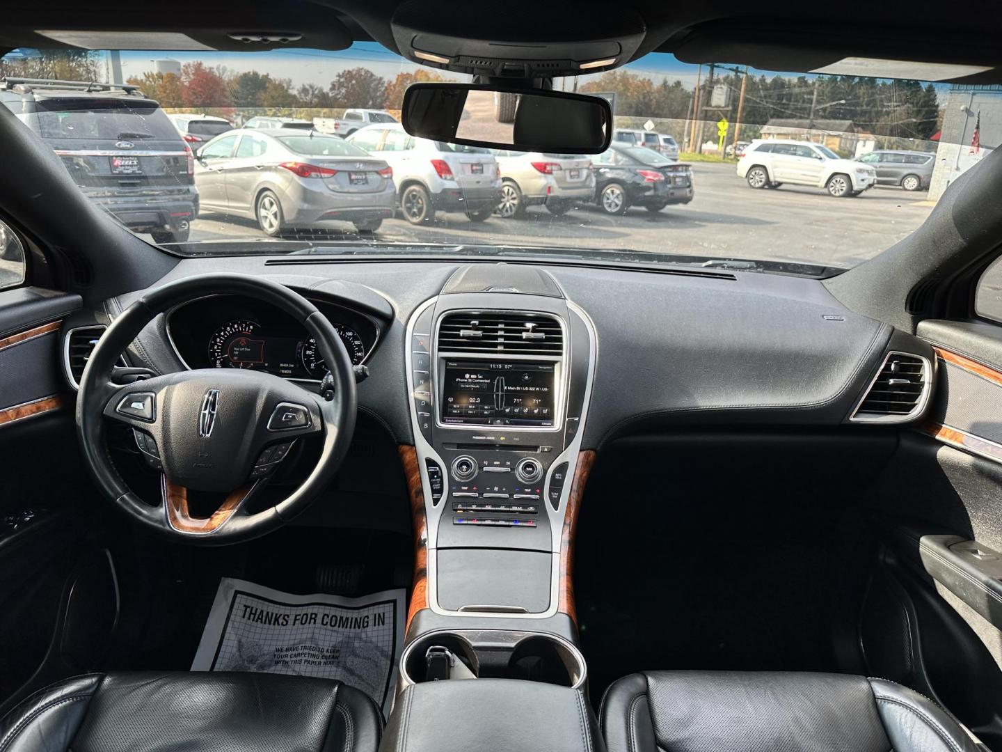 2016 Black /Black Lincoln MKX Reserve AWD (2LMTJ8LR7GB) with an 3.7L V6 DOHC 24V engine, 6-Speed Automatic transmission, located at 547 E. Main St., Orwell, OH, 44076, (440) 437-5893, 41.535435, -80.847855 - This 2016 Lincoln MKX Reserve AWD is a luxurious mid-size SUV equipped with a 3.7-liter V6 engine and a 6-speed automatic transmission, offering a wealth of comfort and safety features. Inside, passengers are treated to heated and cooled front seats, leather interior, and heated rear seats, ensuring - Photo#38