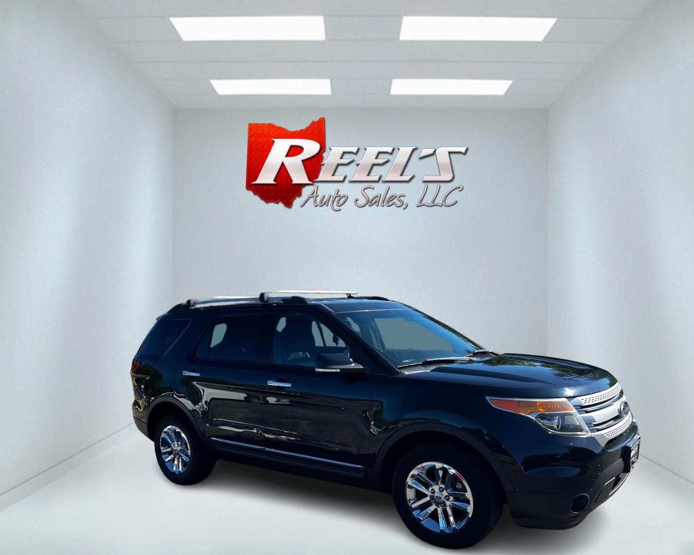 2014 Black /Black Ford Explorer XLT 4WD (1FM5K8D88EG) with an 3.5L V6 DOHC 24V engine, 6-Speed Automatic transmission, located at 547 E. Main St., Orwell, OH, 44076, (440) 437-5893, 41.535435, -80.847855 - This 2014 Ford Explorer XLT 4WD impresses with its comprehensive package, designed to enhance both comfort and utility. A single-owner vehicle, it is equipped with a robust 3.5 DOHC V6 engine paired with a 6-speed automatic transmission, ensuring powerful performance. The interior boasts luxurious l - Photo#3