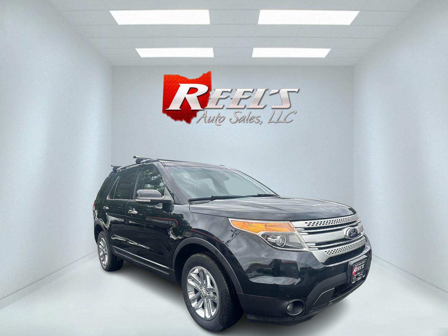 2014 Black /Black Ford Explorer XLT 4WD (1FM5K8D88EG) with an 3.5L V6 DOHC 24V engine, 6-Speed Automatic transmission, located at 547 E. Main St., Orwell, OH, 44076, (440) 437-5893, 41.535435, -80.847855 - Photo#2