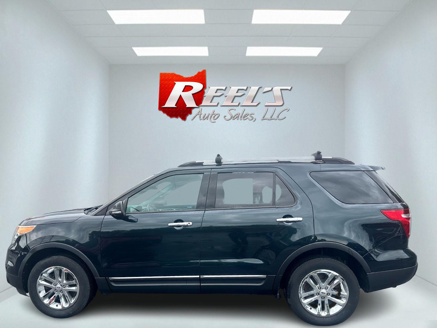 2014 Black /Black Ford Explorer XLT 4WD (1FM5K8D88EG) with an 3.5L V6 DOHC 24V engine, 6-Speed Automatic transmission, located at 547 E. Main St., Orwell, OH, 44076, (440) 437-5893, 41.535435, -80.847855 - Photo#9