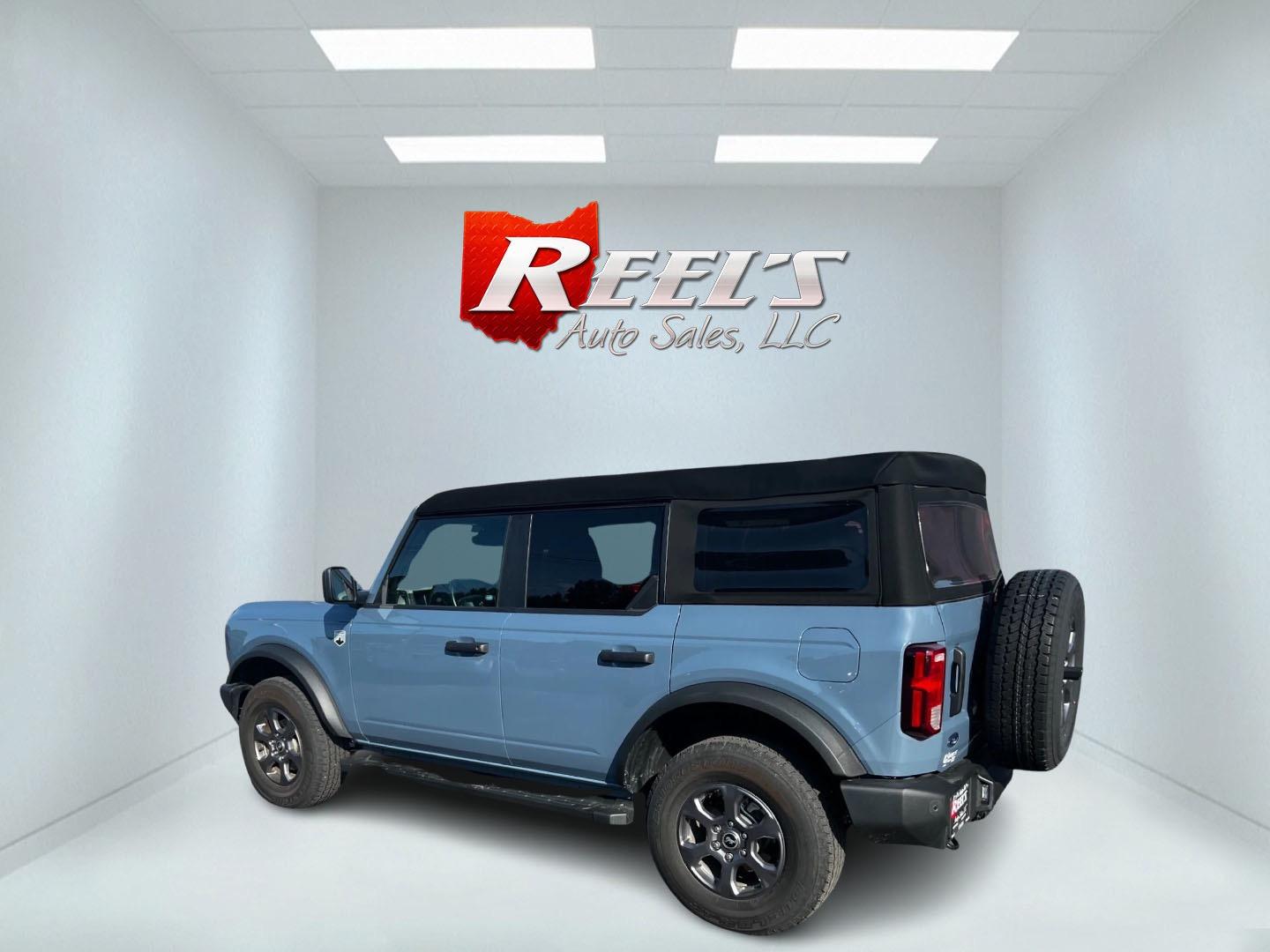 2023 Blue /Tan Ford Bronco Big Bend 4-Door (1FMEE5BP3PL) with an 2.7L V6 DOHC 24V TWIN TURBO engine, 10 Speed Auto transmission, located at 11115 Chardon Rd. , Chardon, OH, 44024, (440) 214-9705, 41.580246, -81.241943 - Photo#8