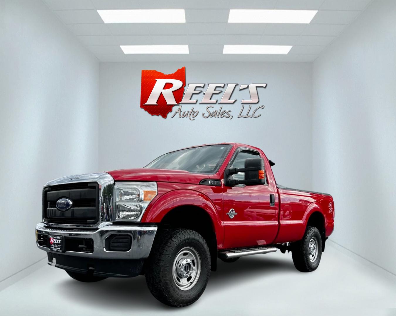 2015 Red /Gray Ford F-350 SD XL 4WD (1FTRF3BT0FE) with an 6.7L V8 OHV 16V DIESEL engine, 6-Speed Automatic transmission, located at 11115 Chardon Rd. , Chardon, OH, 44024, (440) 214-9705, 41.580246, -81.241943 - Photo#0