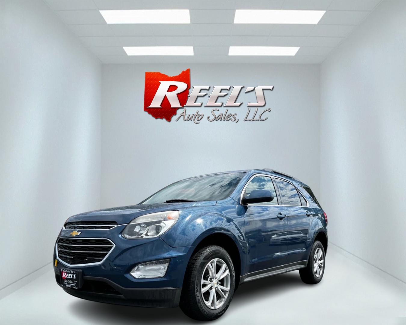 2016 Blue /Black Chevrolet Equinox LT AWD (2GNFLFEK1G6) with an 2.4L I4 DOHC 24V engine, 6 Speed Automatic transmission, located at 547 E. Main St., Orwell, OH, 44076, (440) 437-5893, 41.535435, -80.847855 - Photo#0