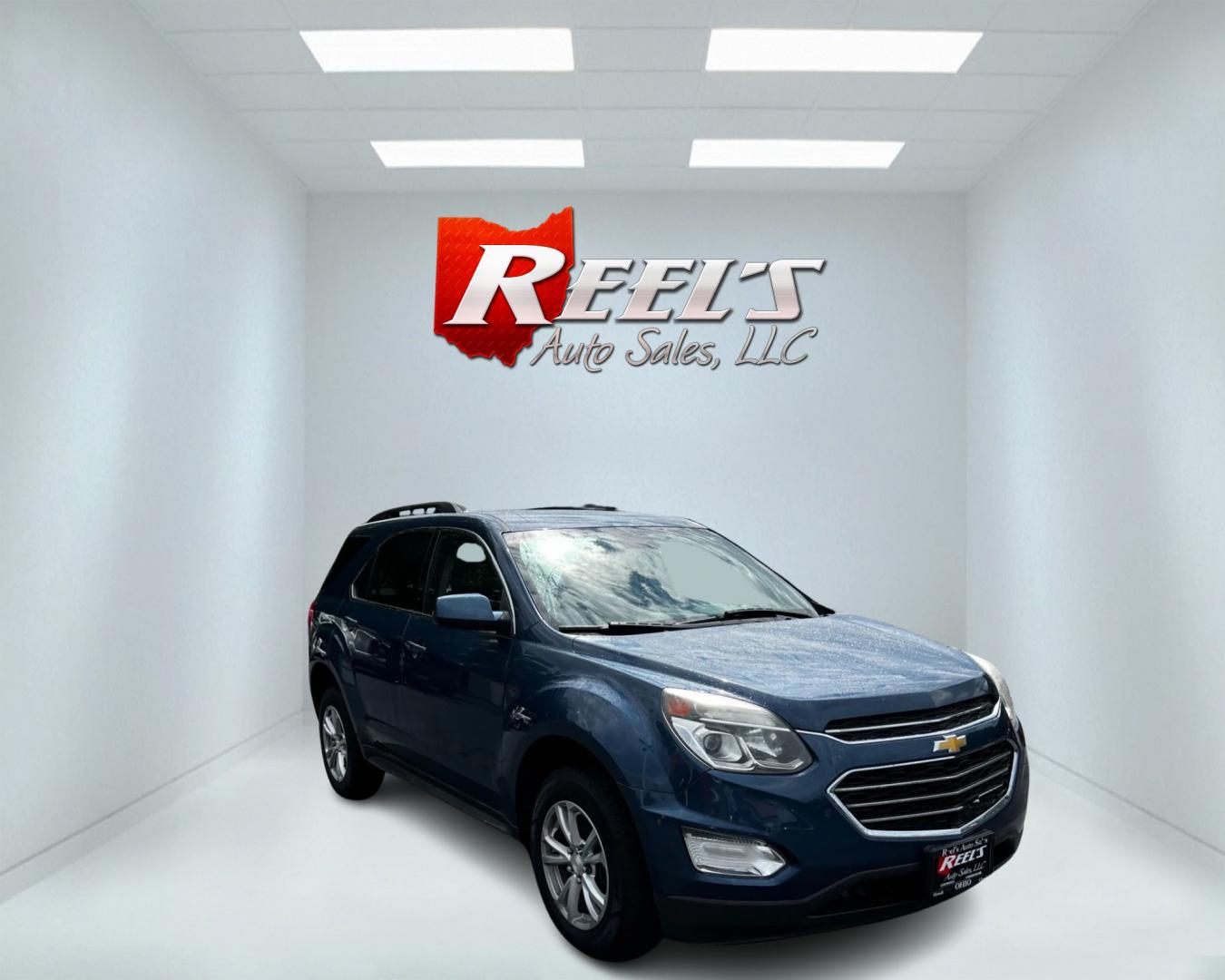 2016 Blue /Black Chevrolet Equinox LT AWD (2GNFLFEK1G6) with an 2.4L I4 DOHC 24V engine, 6 Speed Automatic transmission, located at 547 E. Main St., Orwell, OH, 44076, (440) 437-5893, 41.535435, -80.847855 - Photo#2