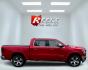 2020 Red /Black RAM 1500 Laramie Crew Cab SWB 4WD (1C6SRFJT0LN) with an 5.7L V8 OHV 16V engine, 8A transmission, located at 11115 Chardon Rd. , Chardon, OH, 44024, (440) 214-9705, 41.580246, -81.241943 - This 2020 Ram 1500 Laramie Crew Cab 4WD is equipped with a powerful 5.7 HEMI eTorque engine and an 8-speed automatic transmission, featuring 3.21 gearing and an impressive 8,120-pound towing capacity. Its exterior lighting is fully LED with auto high beams, ensuring excellent visibility. The truck i - Photo#4