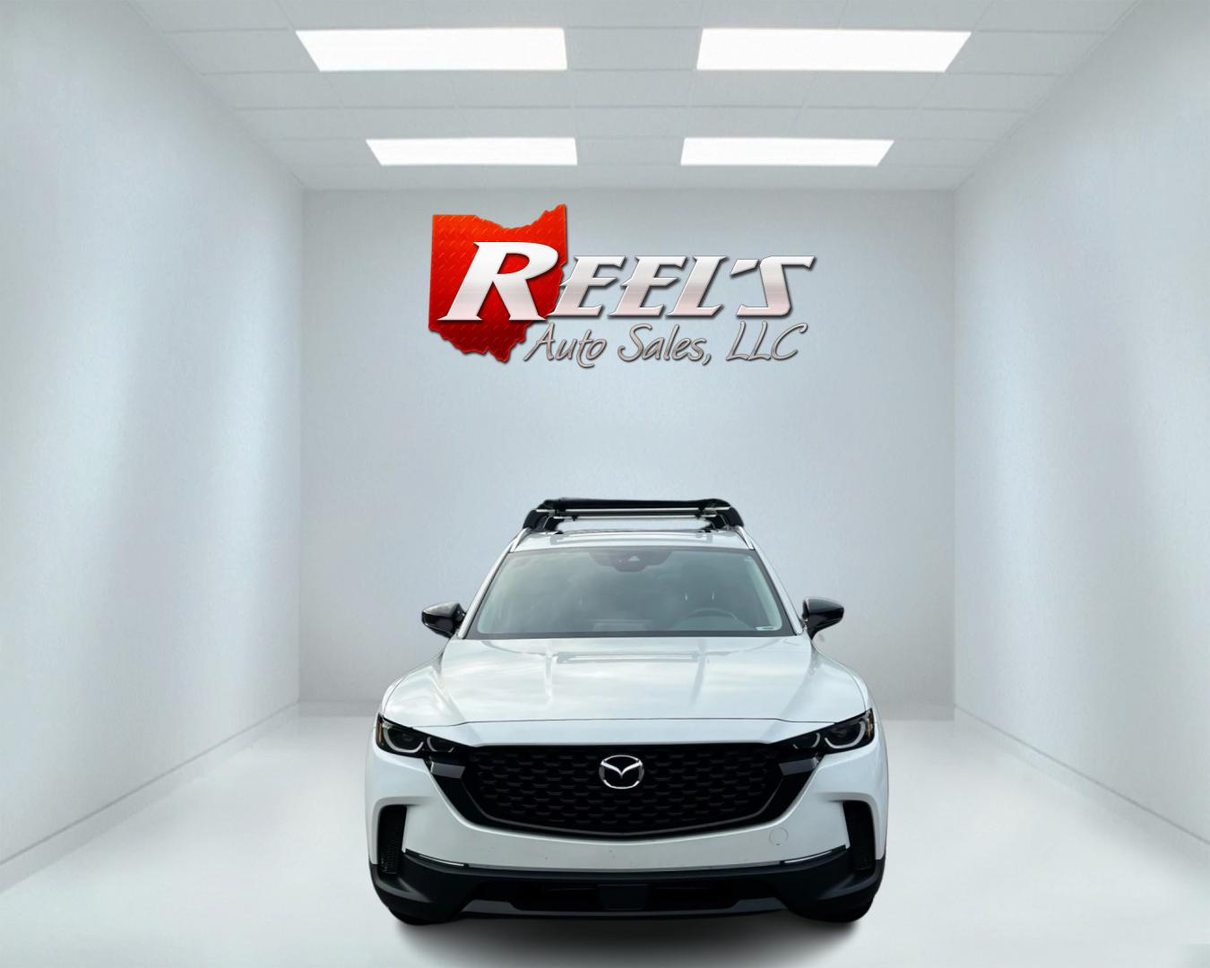 2023 White /Black Mazda CX-50 2.5 S Preferred Plus (7MMVABCM9PN) with an 2.5L I4 DOHC 16V engine, 6-Speed Automatic transmission, located at 11115 Chardon Rd. , Chardon, OH, 44024, (440) 214-9705, 41.580246, -81.241943 - Photo#1