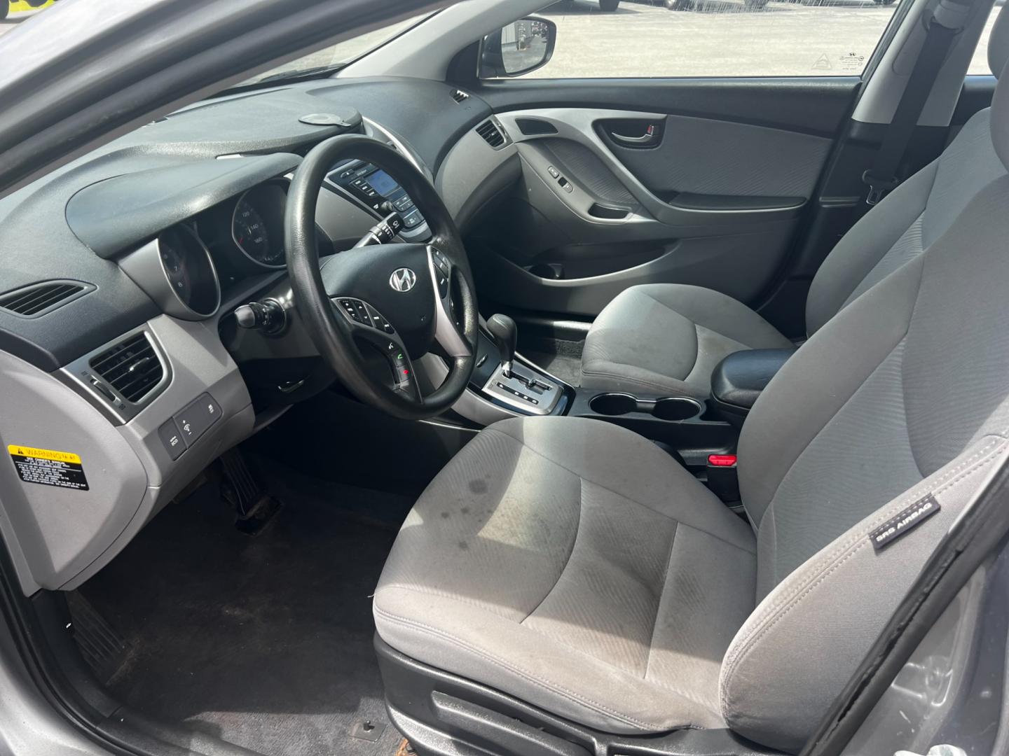 2013 Silver /Gray Hyundai Elantra GLS A/T (KMHDH4AE6DU) with an 1.8L I4 DOHC 16V engine, 6-Speed Automatic transmission, located at 11115 Chardon Rd. , Chardon, OH, 44024, (440) 214-9705, 41.580246, -81.241943 - This 2013 Hyundai Elantra GLS is an economical and reliable compact sedan powered by a 1.8 I4 engine and a 6-speed automatic transmission, achieving an impressive 38 MPG on the highway. It offers a comfortable and convenient driving experience with features like heated seats, a USB audio input for e - Photo#15