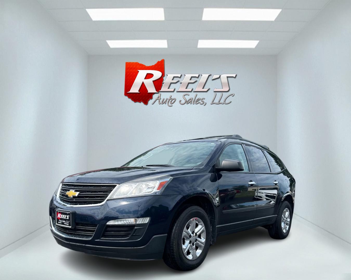 2016 Blue /Gray Chevrolet Traverse LS AWD (1GNKVFKD1GJ) with an 3.6L V6 DOHC 24V engine, 6A transmission, located at 547 E. Main St., Orwell, OH, 44076, (440) 437-5893, 41.535435, -80.847855 - This 2016 Chevrolet Traverse LS AWD is a spacious and capable midsize SUV. It's powered by a robust 3.6-liter V6 engine coupled with a 6-speed automatic transmission, providing ample power for everyday driving and family hauling. The all-wheel-drive system enhances traction and stability in various - Photo#0