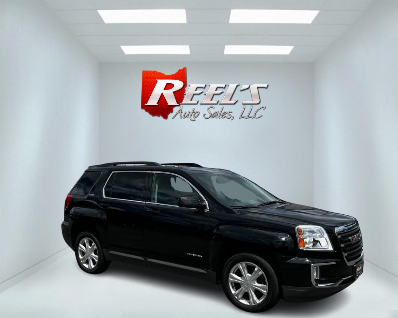 2016 Blue /Black GMC Terrain SLE2 AWD (2GKFLTE37G6) with an 3.6L V6 DOHC 24V engine, 6A transmission, located at 11115 Chardon Rd. , Chardon, OH, 44024, (440) 214-9705, 41.580246, -81.241943 - This 2016 GMC Terrain SLE-2 AWD is a compact SUV that offers a blend of performance and features. It's powered by a robust 3.6-liter V6 engine paired with a 6-speed automatic transmission, providing impressive acceleration with a 0-60 mph time of 6.6 seconds. The all-wheel-drive system enhances trac - Photo#3