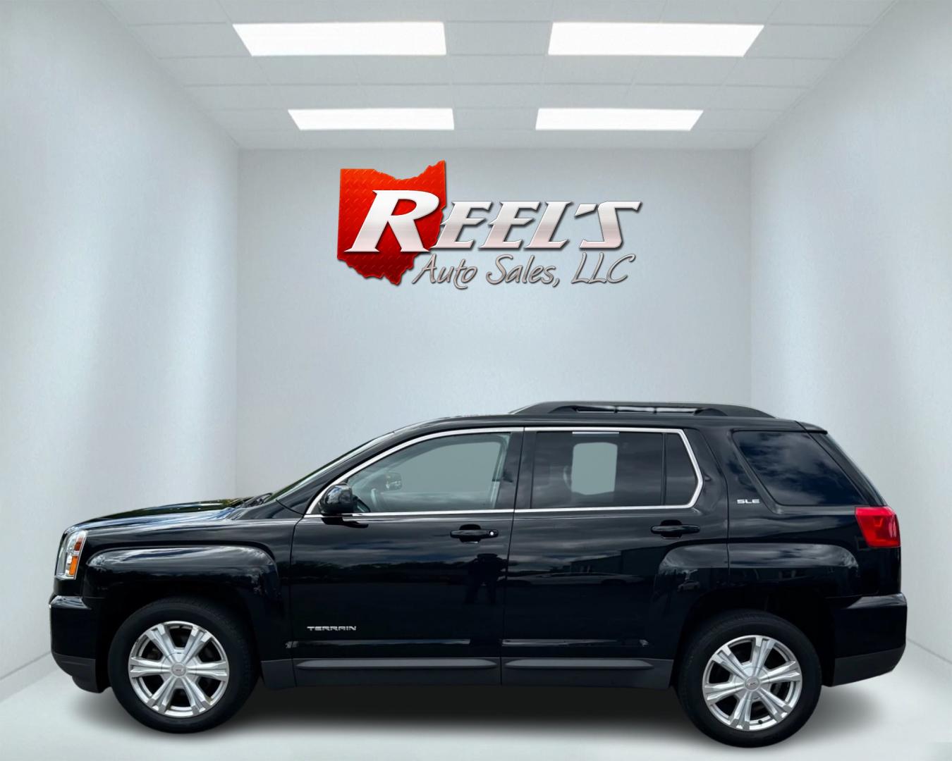 2016 Blue /Black GMC Terrain SLE2 AWD (2GKFLTE37G6) with an 3.6L V6 DOHC 24V engine, 6A transmission, located at 11115 Chardon Rd. , Chardon, OH, 44024, (440) 214-9705, 41.580246, -81.241943 - Photo#9