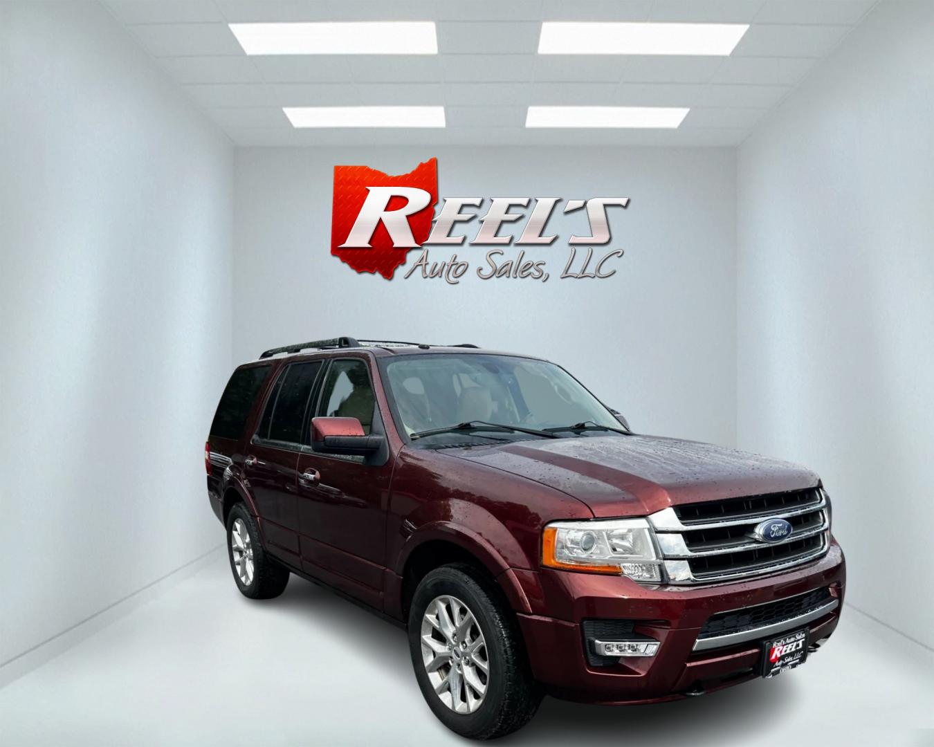 2017 Red /Tan Ford Expedition Limited 4WD (1FMJU2AT8HE) with an 3.5L V6 DOHC 24V TWIN TURBO engine, 6-Speed Automatic transmission, located at 547 E. Main St., Orwell, OH, 44076, (440) 437-5893, 41.535435, -80.847855 - This 2017 Ford Expedition Limited 4WD is a well-appointed full-size SUV that combines power, luxury, and versatility. It's equipped with a robust 3.5-liter twin-turbo EcoBoost engine paired with a 6-speed automatic transmission, offering impressive performance and a substantial 9,200-pound towing ca - Photo#2