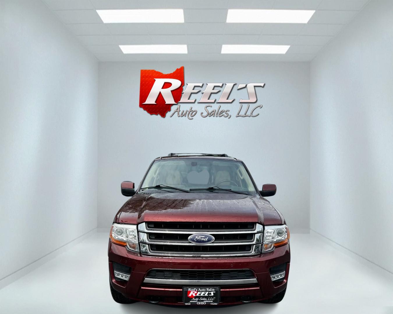 2017 Red /Tan Ford Expedition Limited 4WD (1FMJU2AT8HE) with an 3.5L V6 DOHC 24V TWIN TURBO engine, 6-Speed Automatic transmission, located at 547 E. Main St., Orwell, OH, 44076, (440) 437-5893, 41.535435, -80.847855 - This 2017 Ford Expedition Limited 4WD is a well-appointed full-size SUV that combines power, luxury, and versatility. It's equipped with a robust 3.5-liter twin-turbo EcoBoost engine paired with a 6-speed automatic transmission, offering impressive performance and a substantial 9,200-pound towing ca - Photo#1