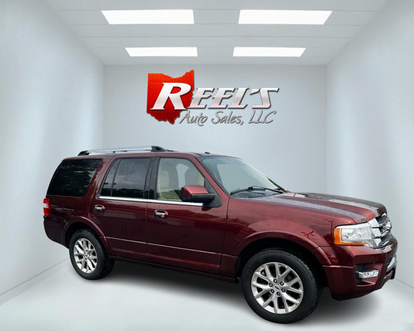 2017 Red /Tan Ford Expedition Limited 4WD (1FMJU2AT8HE) with an 3.5L V6 DOHC 24V TWIN TURBO engine, 6-Speed Automatic transmission, located at 547 E. Main St., Orwell, OH, 44076, (440) 437-5893, 41.535435, -80.847855 - This 2017 Ford Expedition Limited 4WD is a well-appointed full-size SUV that combines power, luxury, and versatility. It's equipped with a robust 3.5-liter twin-turbo EcoBoost engine paired with a 6-speed automatic transmission, offering impressive performance and a substantial 9,200-pound towing ca - Photo#3