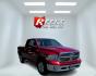 2014 Red /Gray RAM 1500 Big Horn Quad Cab 4WD (1C6RR7GT4ES) with an 5.7L V8 OHV 16V engine, 8-Speed Automatic transmission, located at 547 E. Main St., Orwell, OH, 44076, (440) 437-5893, 41.535435, -80.847855 - This 2014 Ram 1500 Big Horn Quad Cab is a versatile and powerful pickup truck. It features a robust 5.7L HEMI V8 engine producing 395 HP and 410 lb-ft of torque, paired with an efficient 8-speed automatic transmission. The 4WD system, 3.21 gearing, and limited-slip rear differential provide excellen - Photo#2