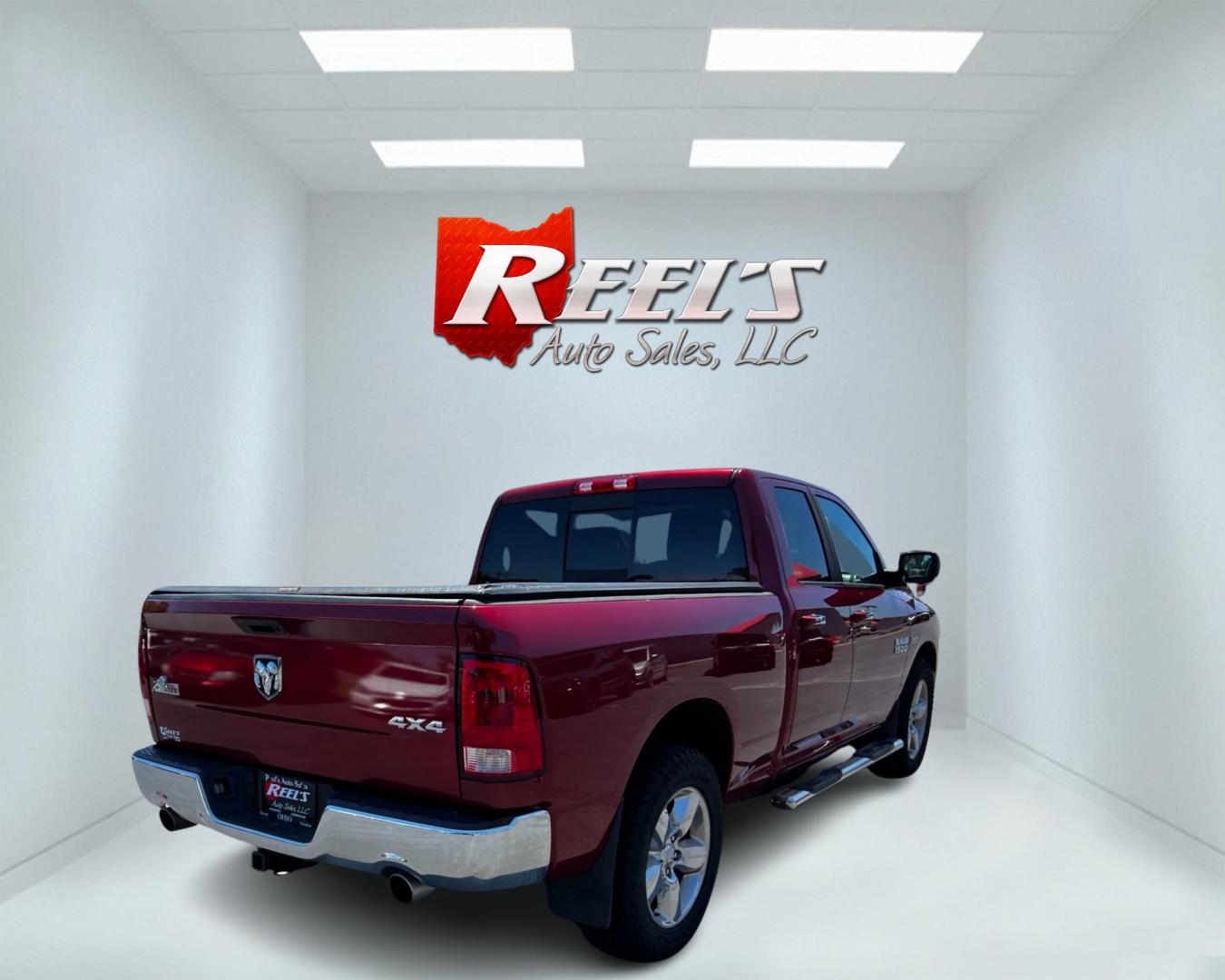 2014 Red /Gray RAM 1500 Big Horn Quad Cab 4WD (1C6RR7GT4ES) with an 5.7L V8 OHV 16V engine, 8-Speed Automatic transmission, located at 547 E. Main St., Orwell, OH, 44076, (440) 437-5893, 41.535435, -80.847855 - Photo#5