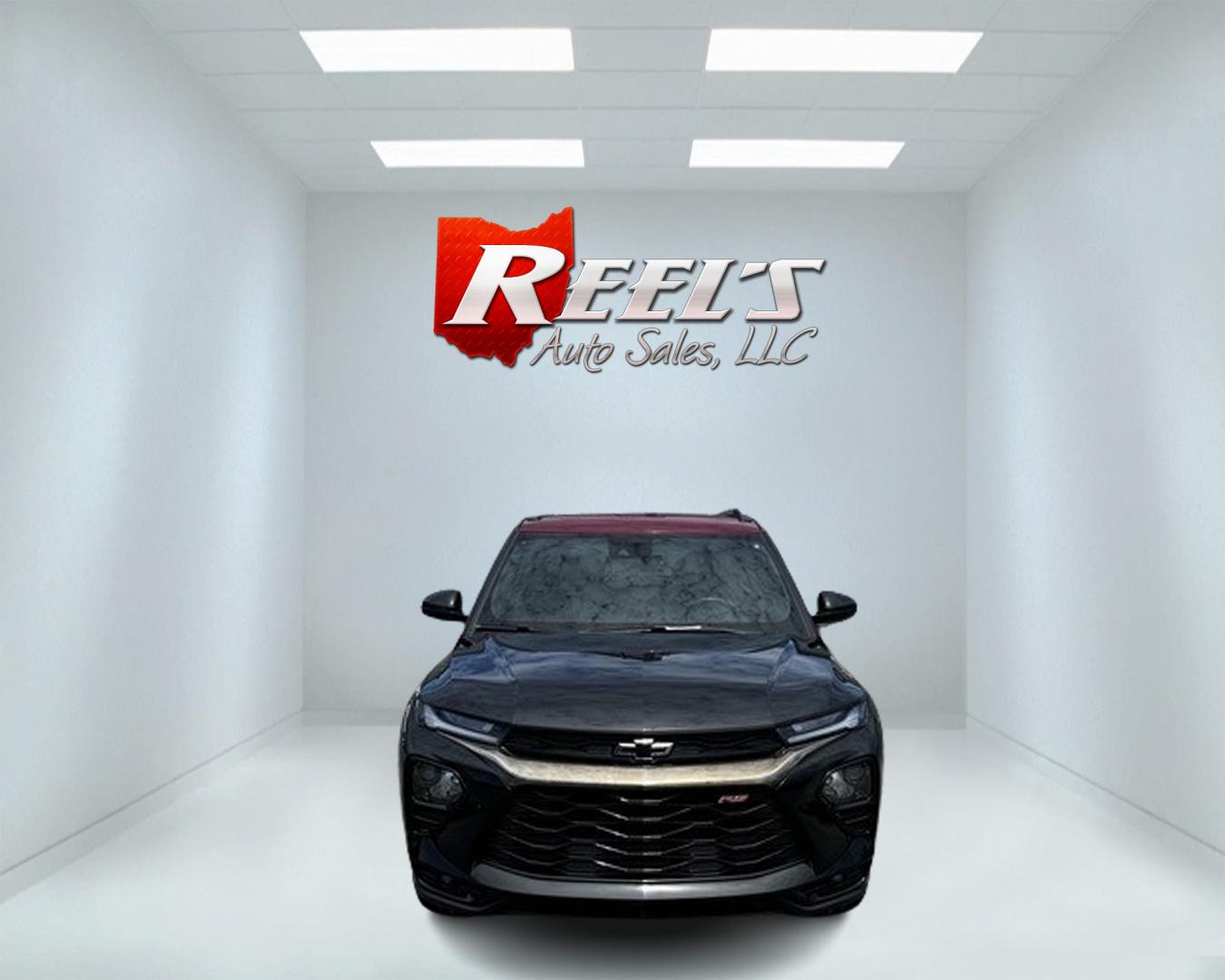 2021 Black /Black Chevrolet Trailblazer RS AWD (KL79MUSL9MB) with an 1.3L I3 DOHC 12V Turbo engine, 9A transmission, located at 11115 Chardon Rd. , Chardon, OH, 44024, (440) 214-9705, 41.580246, -81.241943 - This 2021 Chevrolet Trailblazer RS AWD is a well-equipped compact SUV that offers a blend of performance, technology, and convenience features. It's powered by a 1.3-liter turbocharged inline-3 engine paired with a 9-speed automatic transmission and all-wheel drive. The vehicle comes with an array o - Photo#1