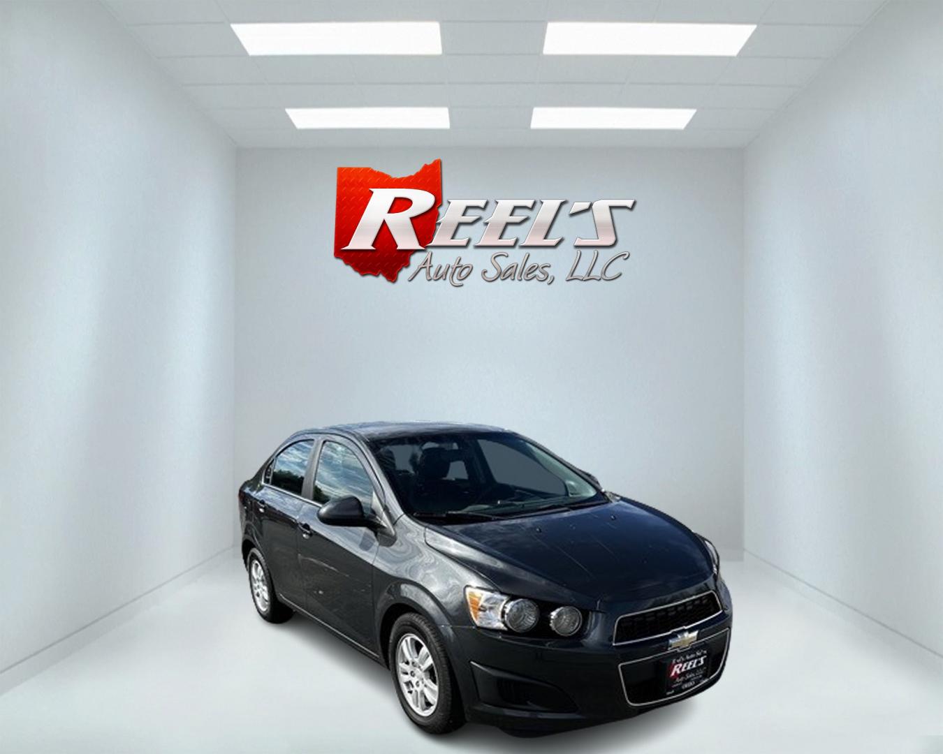 2014 Gray /Black Chevrolet Sonic LT Auto Sedan (1G1JC5SH6E4) with an 1.8L I4 DOHC 16V engine, 6-Speed Automatic transmission, located at 547 E. Main St., Orwell, OH, 44076, (440) 437-5893, 41.535435, -80.847855 - Photo#2