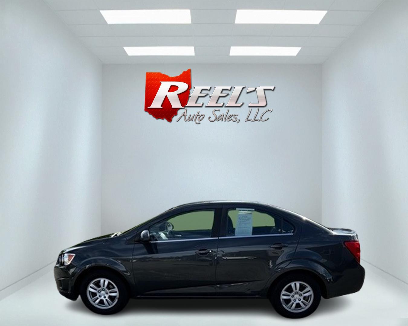 2014 Gray /Black Chevrolet Sonic LT Auto Sedan (1G1JC5SH6E4) with an 1.8L I4 DOHC 16V engine, 6-Speed Automatic transmission, located at 547 E. Main St., Orwell, OH, 44076, (440) 437-5893, 41.535435, -80.847855 - Photo#7