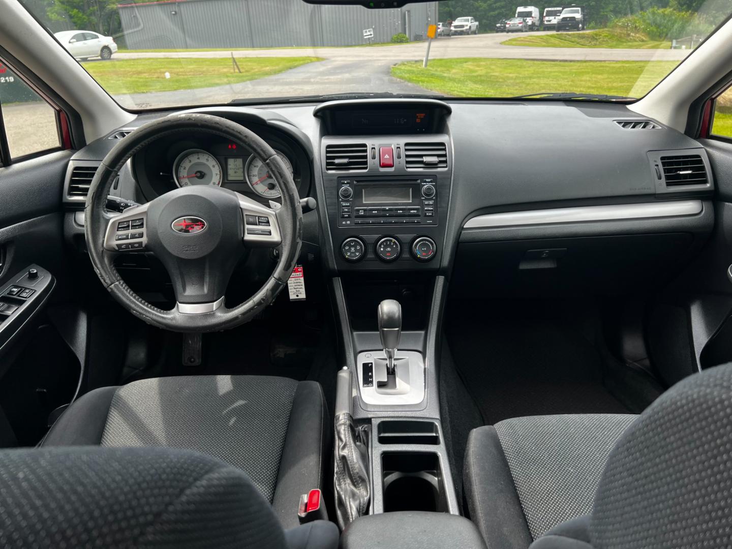 2014 Red /Black Subaru Impreza Premium Plus 5-Door+S/R (JF1GPAD6XE8) with an 2.0L H4 DOHC 16V engine, Automatic transmission, located at 547 E. Main St., Orwell, OH, 44076, (440) 437-5893, 41.535435, -80.847855 - Photo#31