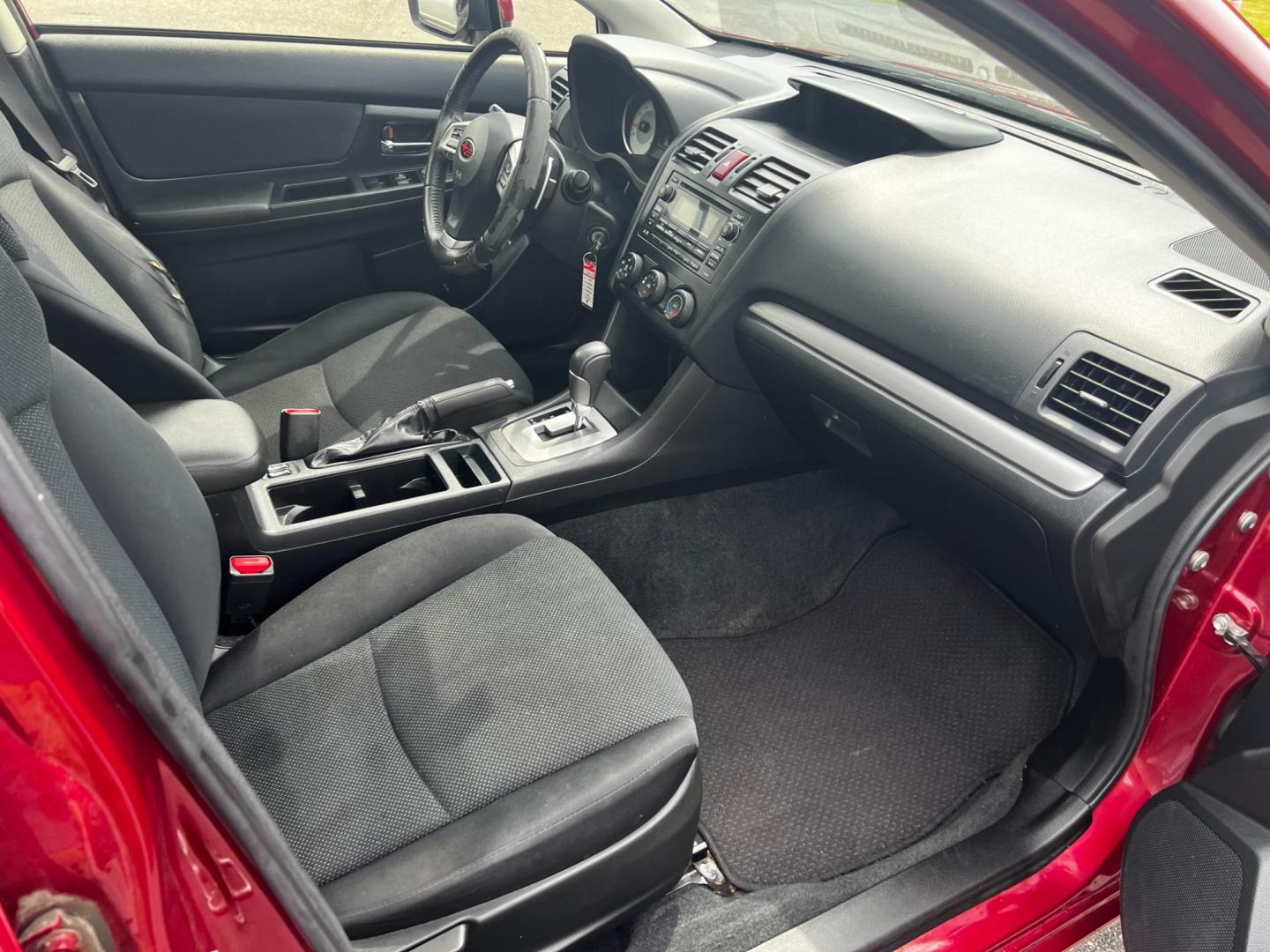 2014 Red /Black Subaru Impreza Premium Plus 5-Door+S/R (JF1GPAD6XE8) with an 2.0L H4 DOHC 16V engine, Automatic transmission, located at 547 E. Main St., Orwell, OH, 44076, (440) 437-5893, 41.535435, -80.847855 - This 2014 Subaru Impreza Premium Plus Wagon is a versatile and efficient compact car that offers a blend of practicality and comfort. It features a 2.0-liter Boxer engine paired with a Continuously Variable Transmission (CVT), delivering smooth performance and excellent fuel economy with up to 36 MP - Photo#35