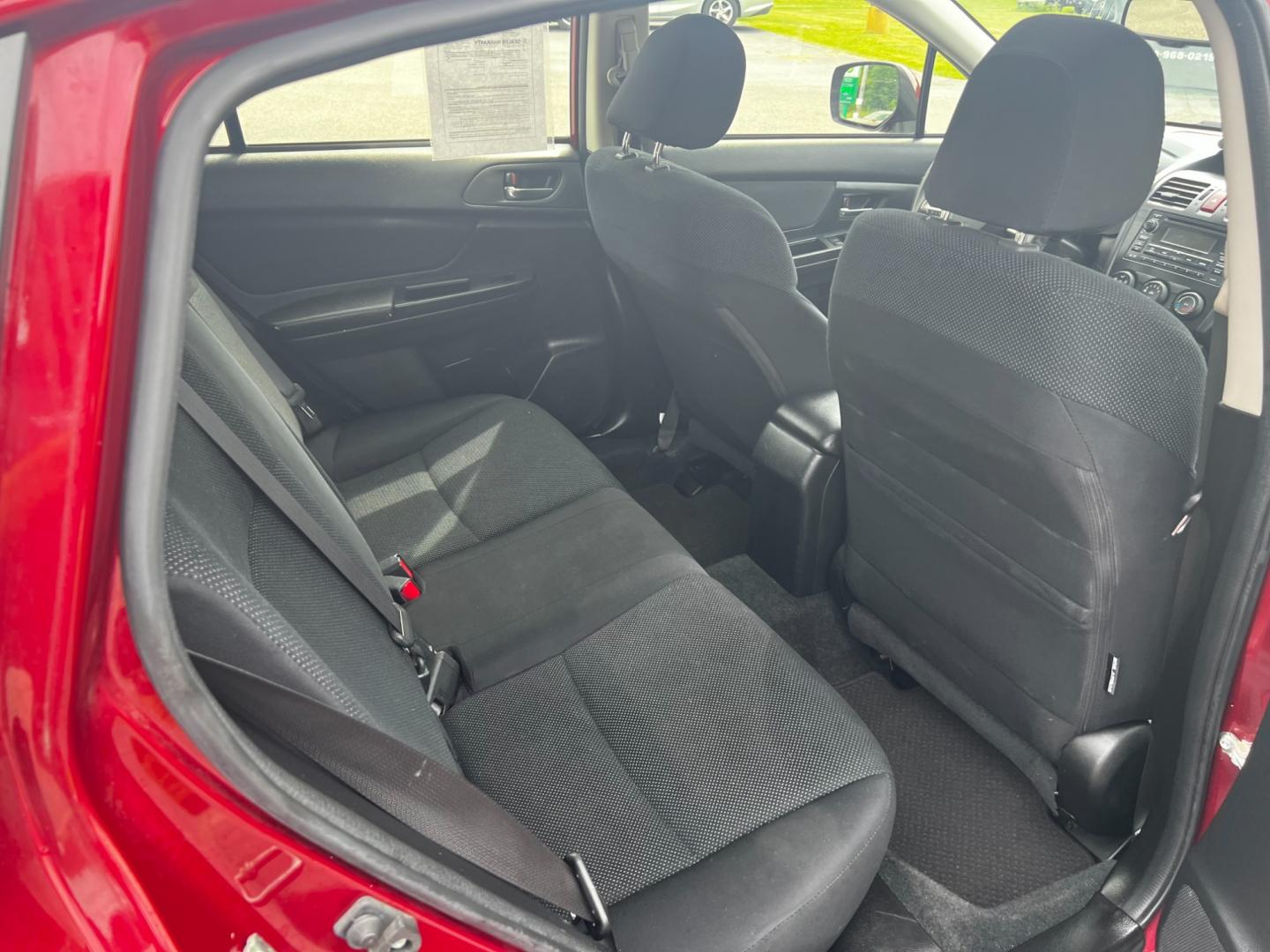 2014 Red /Black Subaru Impreza Premium Plus 5-Door+S/R (JF1GPAD6XE8) with an 2.0L H4 DOHC 16V engine, Automatic transmission, located at 547 E. Main St., Orwell, OH, 44076, (440) 437-5893, 41.535435, -80.847855 - Photo#33