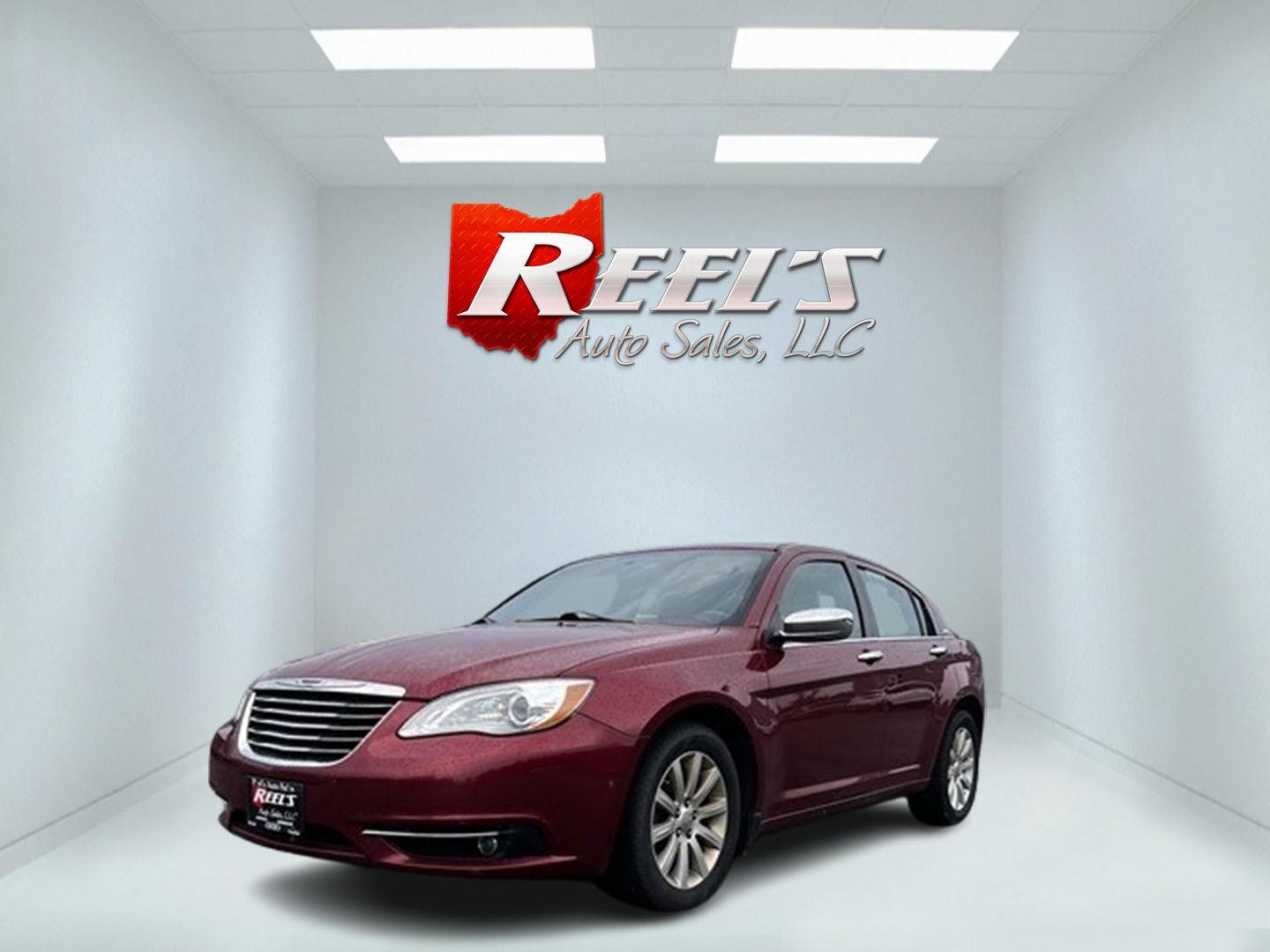 2014 Red /Black Chrysler 200 Limited (1C3CCBCG8EN) with an 3.6L V6 DOHC 24V FFV engine, 6-Speed Automatic transmission, located at 547 E. Main St., Orwell, OH, 44076, (440) 437-5893, 41.535435, -80.847855 - This 2014 Chrysler 200 Limited is a well-equipped mid-size sedan offering a blend of performance and luxury features. It's powered by a robust 3.6-liter Pentastar V6 engine, producing 283 horsepower, paired with a 6-speed automatic transmission. This combination delivers impressive acceleration, wi - Photo#0