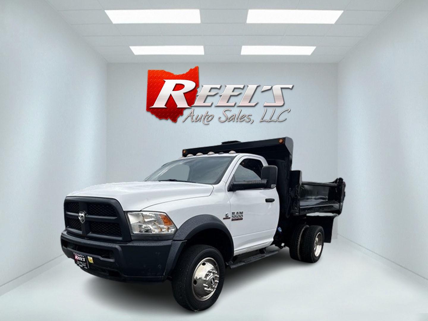 2017 White /Black RAM 5500 Regular Cab SWB 4WD DRW (3C7WRNAL3HG) with an 6.7L L6 OHV 24V TURBO DIESEL engine, 6-Speed Automatic transmission, located at 11115 Chardon Rd. , Chardon, OH, 44024, (440) 214-9705, 41.580246, -81.241943 - Photo#0