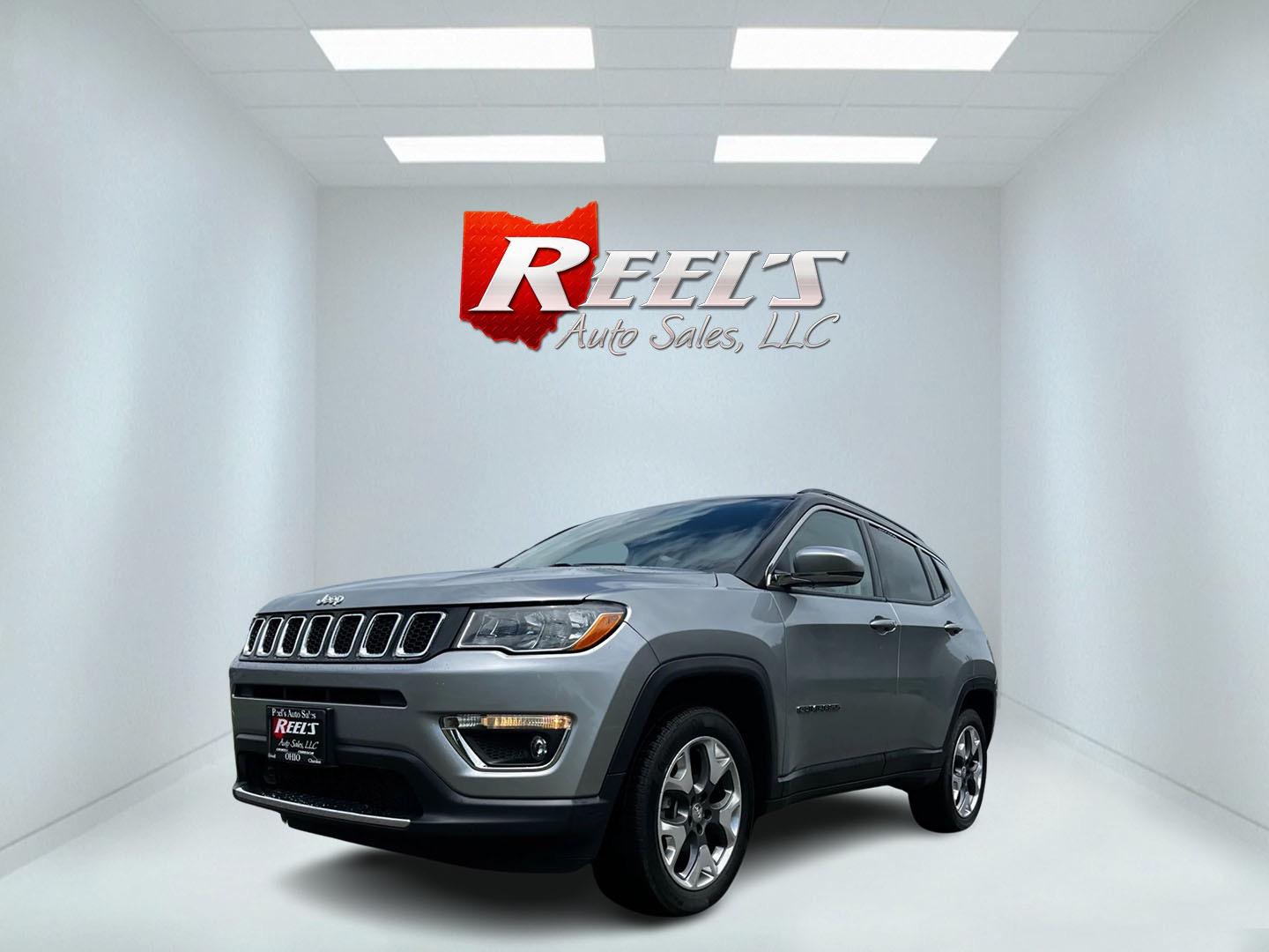 2021 Silver /Black Jeep Compass Limited 4WD (3C4NJDCB4MT) with an 2.4L I4 DOHC 16V engine, 9-Speed Automatic transmission, located at 11115 Chardon Rd. , Chardon, OH, 44024, (440) 214-9705, 41.580246, -81.241943 - Photo#0