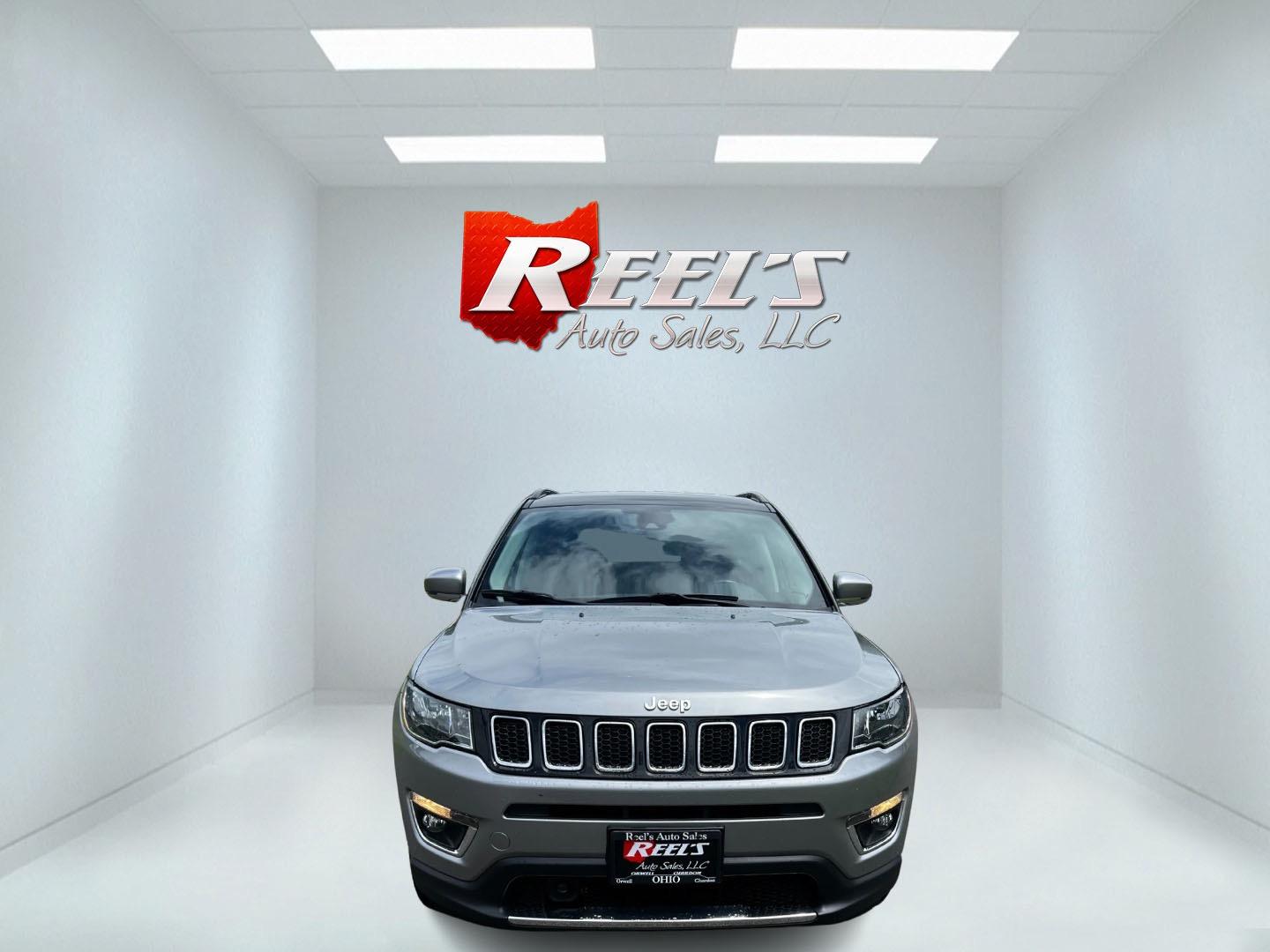 2021 Silver /Black Jeep Compass Limited 4WD (3C4NJDCB4MT) with an 2.4L I4 DOHC 16V engine, 9-Speed Automatic transmission, located at 11115 Chardon Rd. , Chardon, OH, 44024, (440) 214-9705, 41.580246, -81.241943 - Photo#1