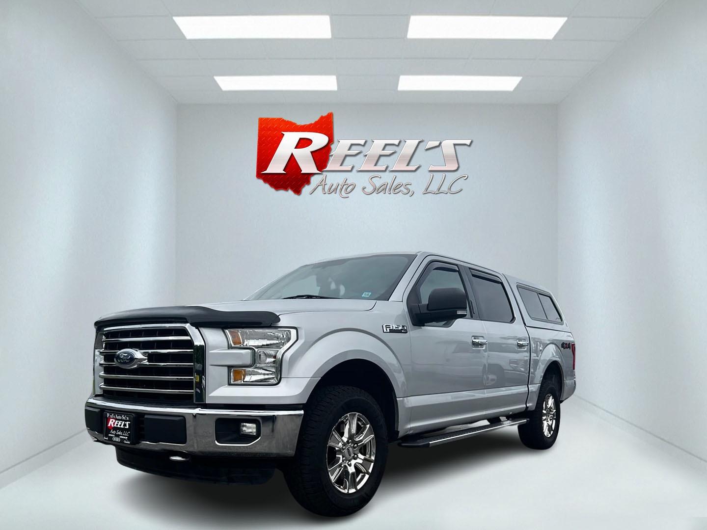 2016 Silver /Gray Ford F-150 XLT 302A (1FTEW1EF3GF) with an 5.0L V8 OHV 32V FFV engine, 6-Speed Automatic transmission, located at 11115 Chardon Rd. , Chardon, OH, 44024, (440) 214-9705, 41.580246, -81.241943 - This 2016 Ford F-150 XLT 302A Crew Cab 4WD is a robust pickup truck powered by a 5.0 Coyote V8 engine producing 385 HP and 387 lb-ft of torque, paired with a 6-speed automatic transmission. It boasts impressive capabilities with an 8,900-pound towing capacity and 1,889-pound payload capacity. The tr - Photo#0