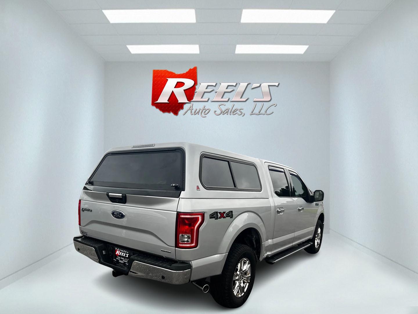 2016 Silver /Gray Ford F-150 XLT 302A (1FTEW1EF3GF) with an 5.0L V8 OHV 32V FFV engine, 6-Speed Automatic transmission, located at 11115 Chardon Rd. , Chardon, OH, 44024, (440) 214-9705, 41.580246, -81.241943 - This 2016 Ford F-150 XLT 302A Crew Cab 4WD is a robust pickup truck powered by a 5.0 Coyote V8 engine producing 385 HP and 387 lb-ft of torque, paired with a 6-speed automatic transmission. It boasts impressive capabilities with an 8,900-pound towing capacity and 1,889-pound payload capacity. The tr - Photo#5