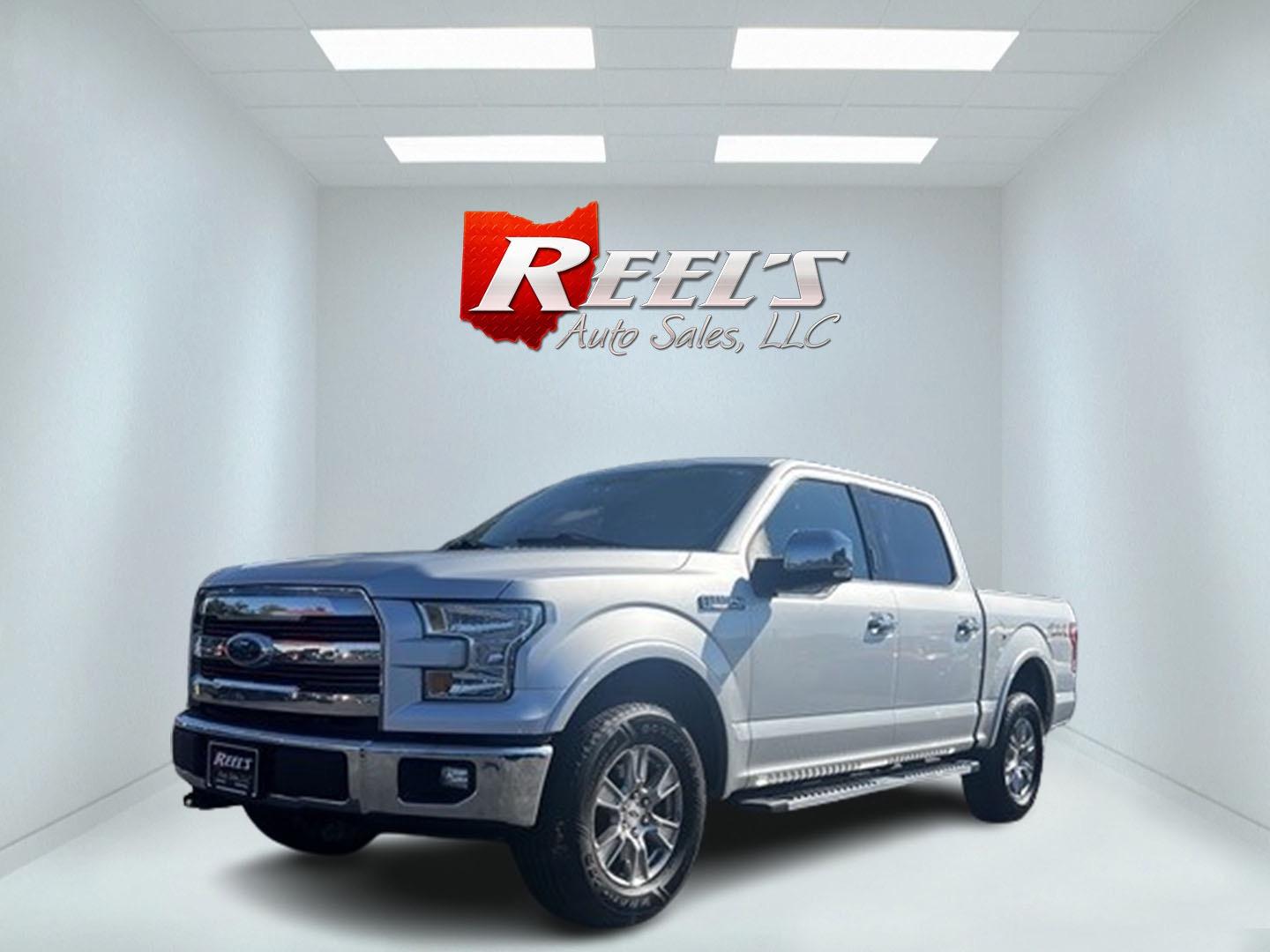 2015 Silver /Black Ford F-150 Lariat SuperCrew 6.5-ft. Bed 4WD (1FTEW1EF7FK) with an 5.0L V8 FFV engine, 6-Speed Automatic transmission, located at 547 E. Main St., Orwell, OH, 44076, (440) 437-5893, 41.535435, -80.847855 - Photo#0