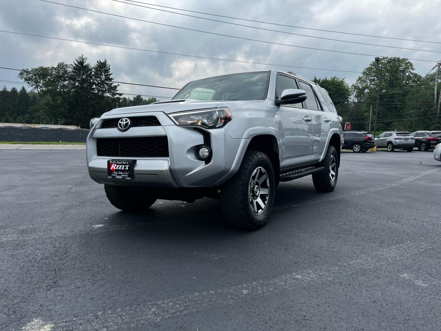 2017 Silver /Black Toyota 4Runner TRD Offroad 4WD (JTEBU5JR1H5) with an 4.0L V6 DOHC 24V engine, 5A transmission, located at 11115 Chardon Rd. , Chardon, OH, 44024, (440) 214-9705, 41.580246, -81.241943 - This One Owner 2017 Toyota 4Runner TRD Offroad Premium 4WD is a rugged and capable SUV designed for both on-road comfort and off-road adventures. It features a powerful 4.0-liter V6 engine paired with a 5-speed automatic transmission and four-wheel drive. The TRD Offroad Premium trim offers a luxuri - Photo#10