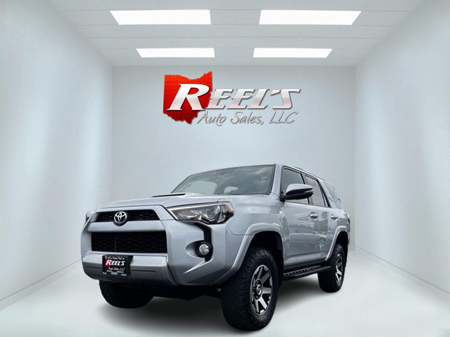 2017 Silver /Black Toyota 4Runner TRD Offroad 4WD (JTEBU5JR1H5) with an 4.0L V6 DOHC 24V engine, 5A transmission, located at 11115 Chardon Rd. , Chardon, OH, 44024, (440) 214-9705, 41.580246, -81.241943 - This One Owner 2017 Toyota 4Runner TRD Offroad Premium 4WD is a rugged and capable SUV designed for both on-road comfort and off-road adventures. It features a powerful 4.0-liter V6 engine paired with a 5-speed automatic transmission and four-wheel drive. The TRD Offroad Premium trim offers a luxuri - Photo#0