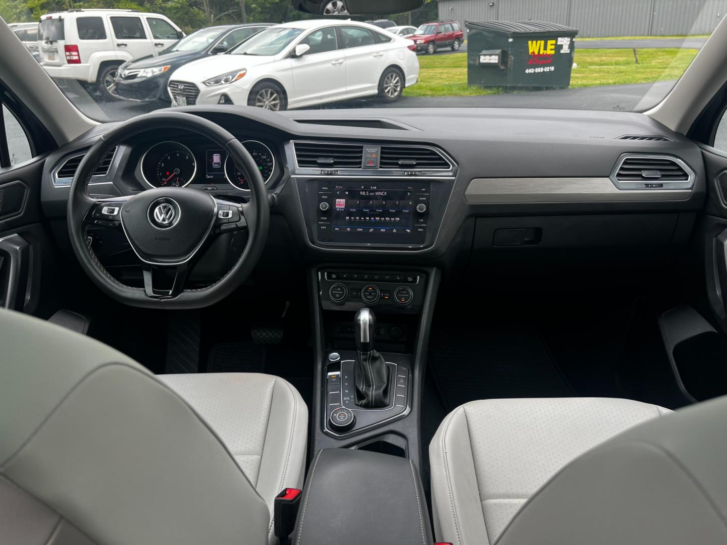 2021 Black /White Volkswagen Tiguan SE 4Motion AWD (3VV2B7AX6MM) with an 2.0L I4 DOHC 16V TURBO engine, 8A transmission, located at 11115 Chardon Rd. , Chardon, OH, 44024, (440) 214-9705, 41.580246, -81.241943 - This 2021 Volkswagen Tiguan SE 4Motion is a well-equipped compact SUV that combines performance, comfort, and advanced technology. It features a 2.0-liter turbocharged four-cylinder engine paired with an 8-speed automatic transmission and all-wheel drive system. This vehicle offers a luxurious inter - Photo#34