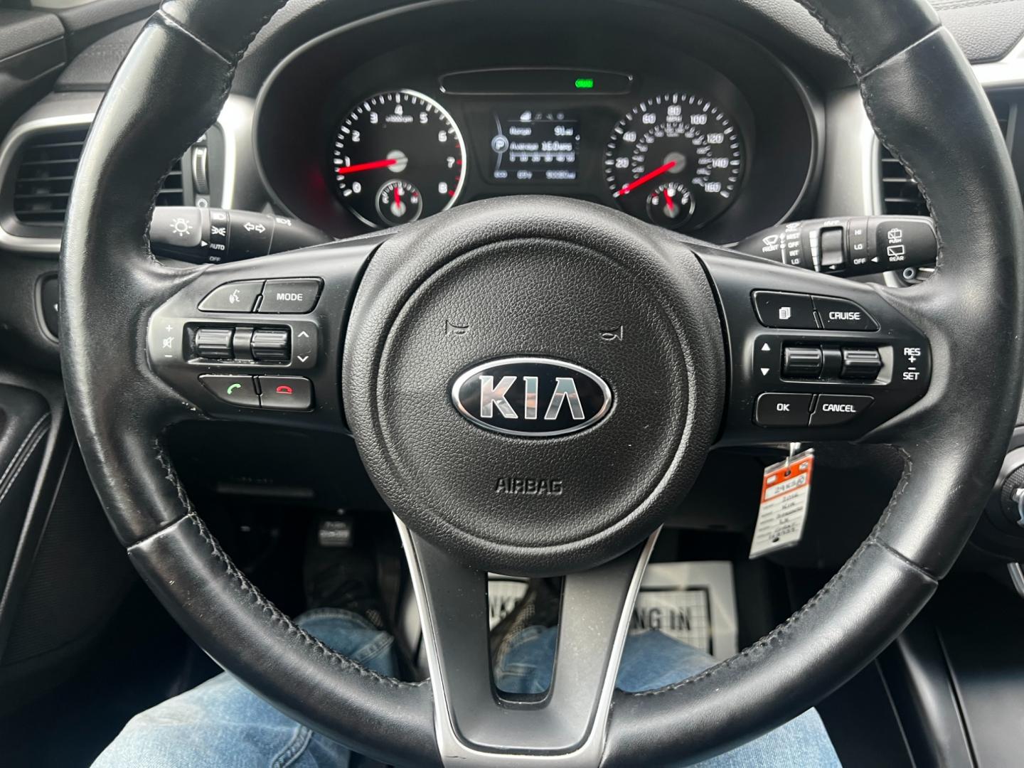 2016 Gray /Black Kia Sorento LX AWD (5XYPGDA39GG) with an 2.4L I4 DOHC 16V engine, 6-Speed Automatic transmission, located at 547 E. Main St., Orwell, OH, 44076, (440) 437-5893, 41.535435, -80.847855 - This 2016 Kia Sorento LX AWD is a practical and capable midsize SUV that offers a balance of comfort and utility. It's powered by a 2.4-liter GDI four-cylinder engine paired with a 6-speed automatic transmission and all-wheel drive system. This vehicle features a lockable center differential and sel - Photo#22