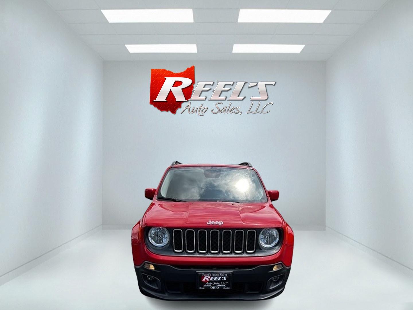 2017 Red /Black Jeep Renegade Latitude 4WD (ZACCJBBB8HP) with an 2.4L I4 DOHC 16V engine, 9-Speed Automatic transmission, located at 547 E. Main St., Orwell, OH, 44076, (440) 437-5893, 41.535435, -80.847855 - This 2017 Jeep Renegade Latitude 4WD is a compact SUV that combines Jeep's off-road heritage with modern amenities. It's equipped with a 2.4-liter Multiair four-cylinder engine mated to a 9-speed automatic transmission, offering four-wheel drive capability. This vehicle features a blend of convenien - Photo#1